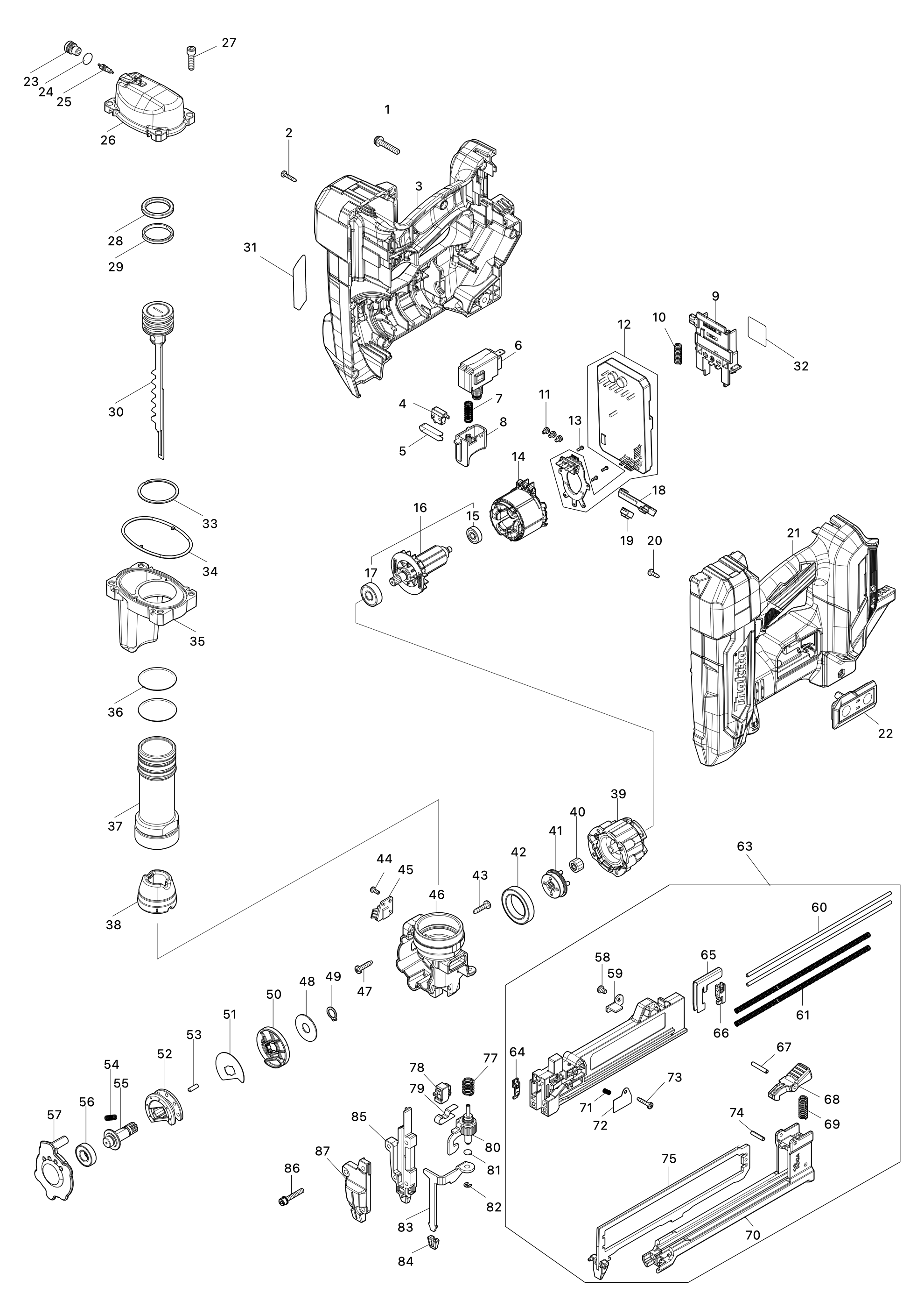 Akku-klammergerät Dst630