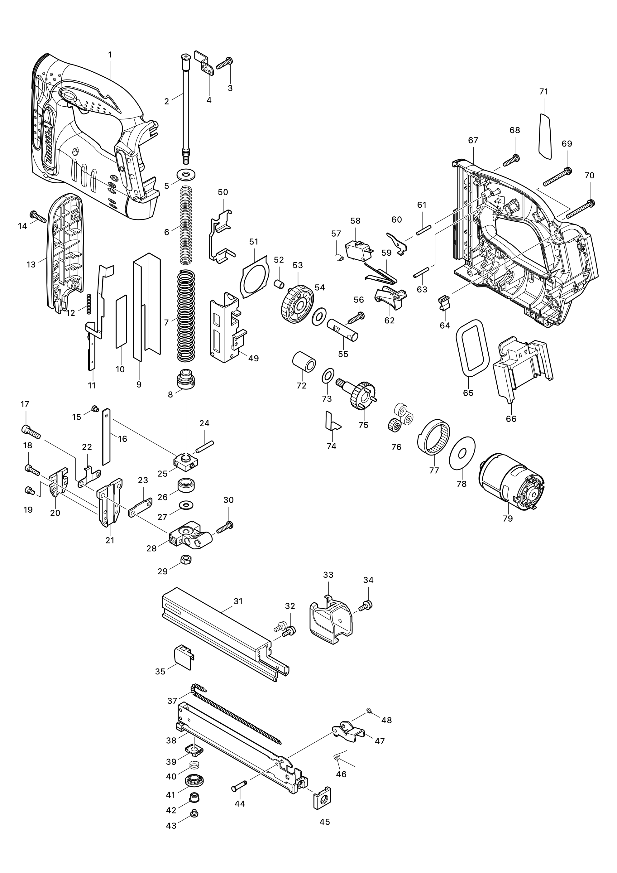 Akku-klammergerät Dst221