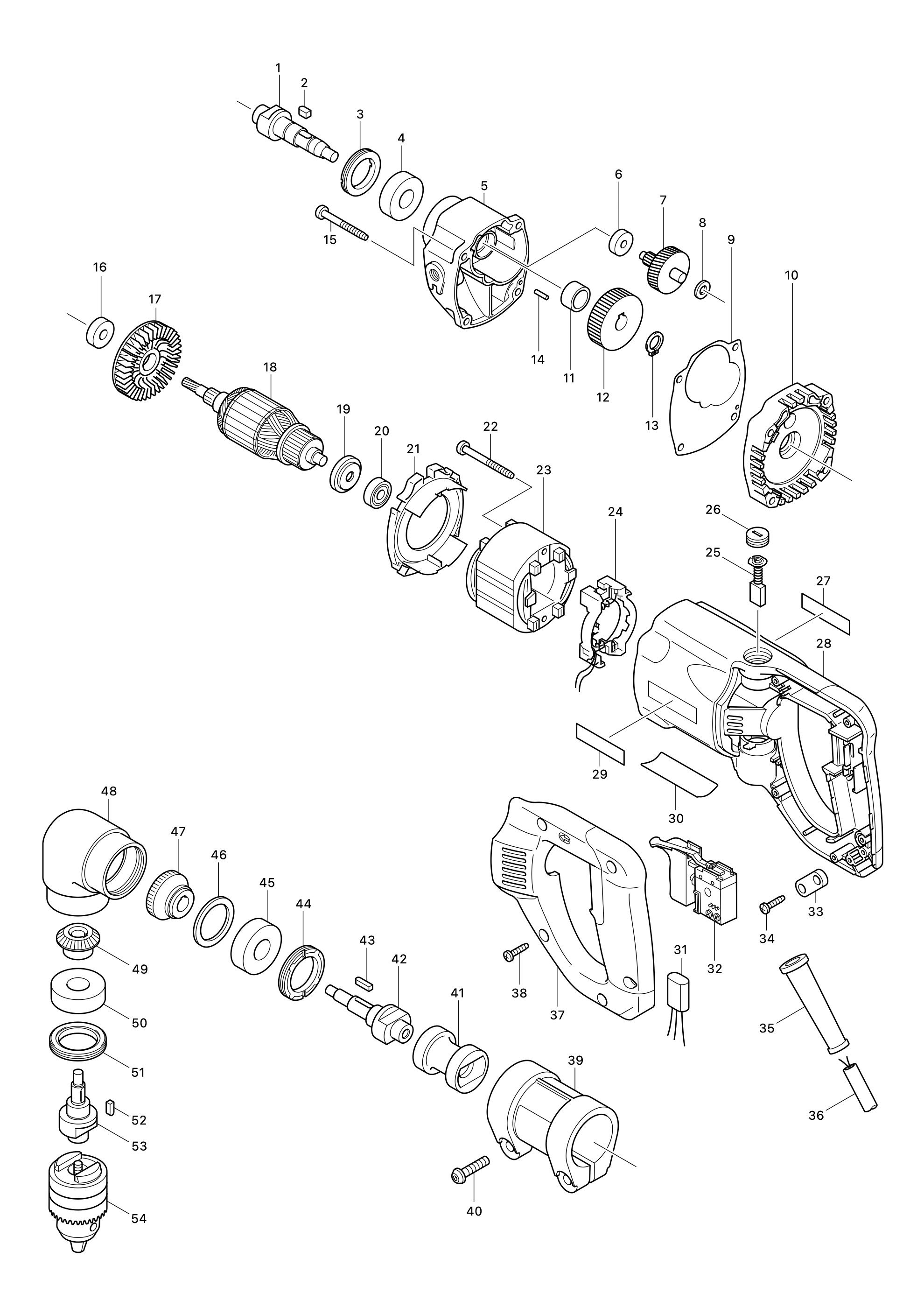 Winkelbohrmaschine Da4000lr