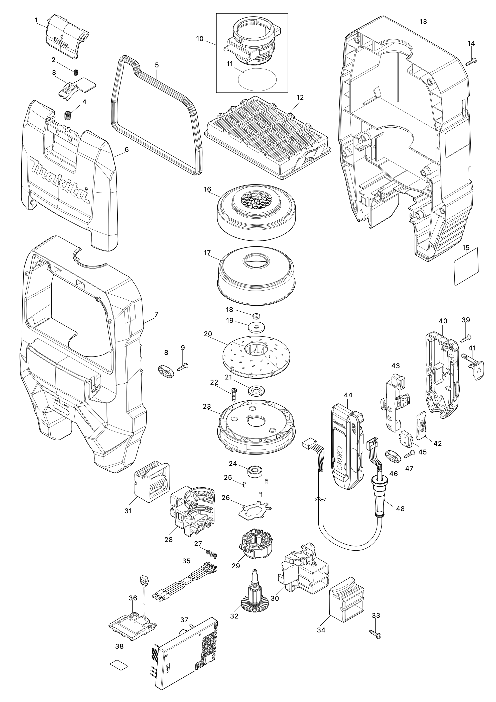 Akku-rucksackstaubsauger Vc009g – Seite 1