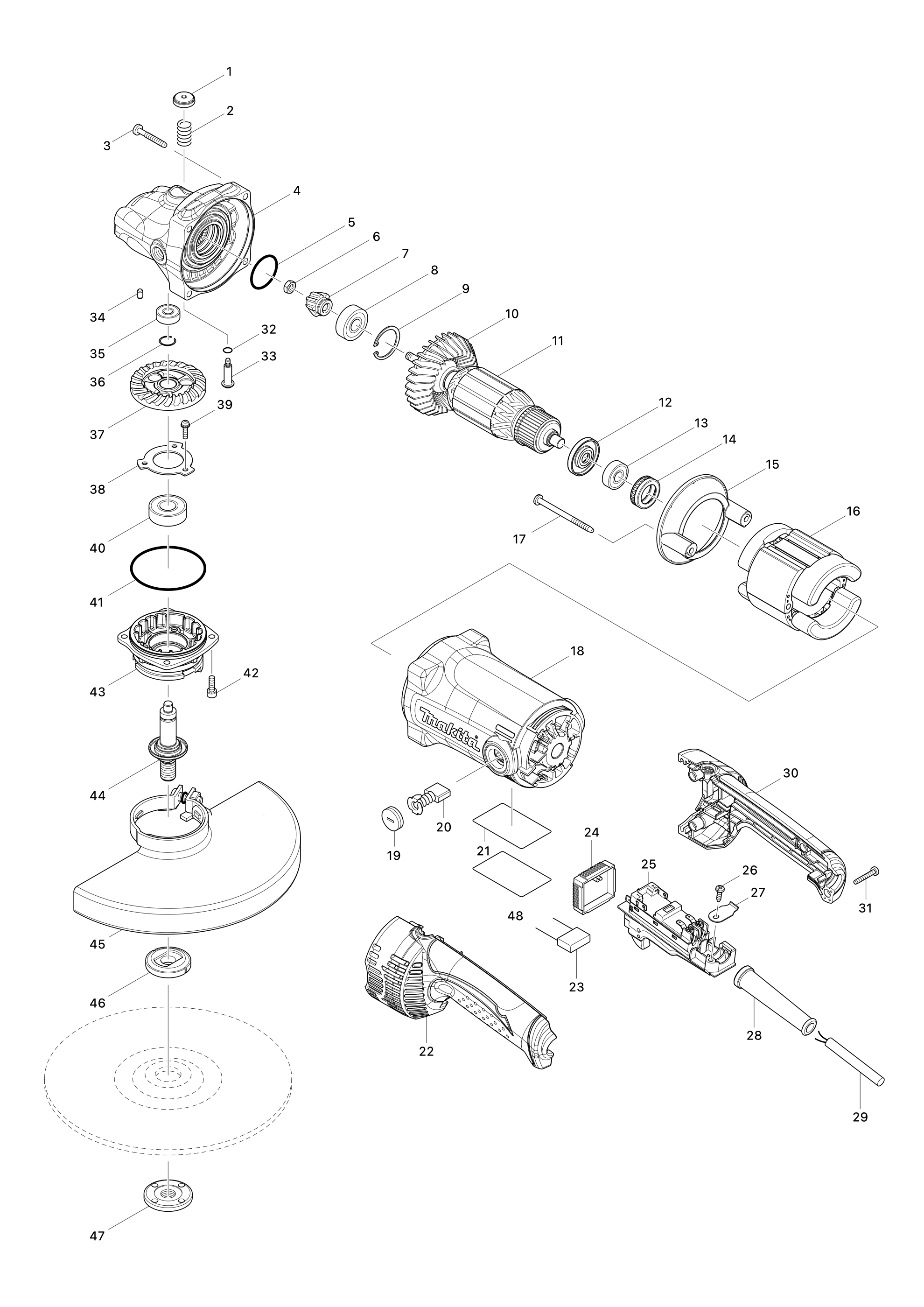 Winkelschleifer Ga9050r