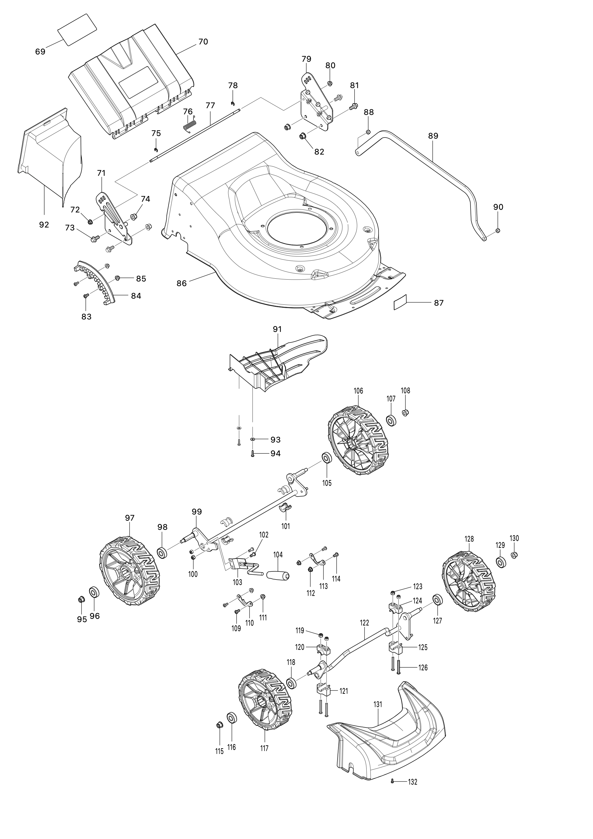 Akku-rasenmäher Dlm466 – Seite 3