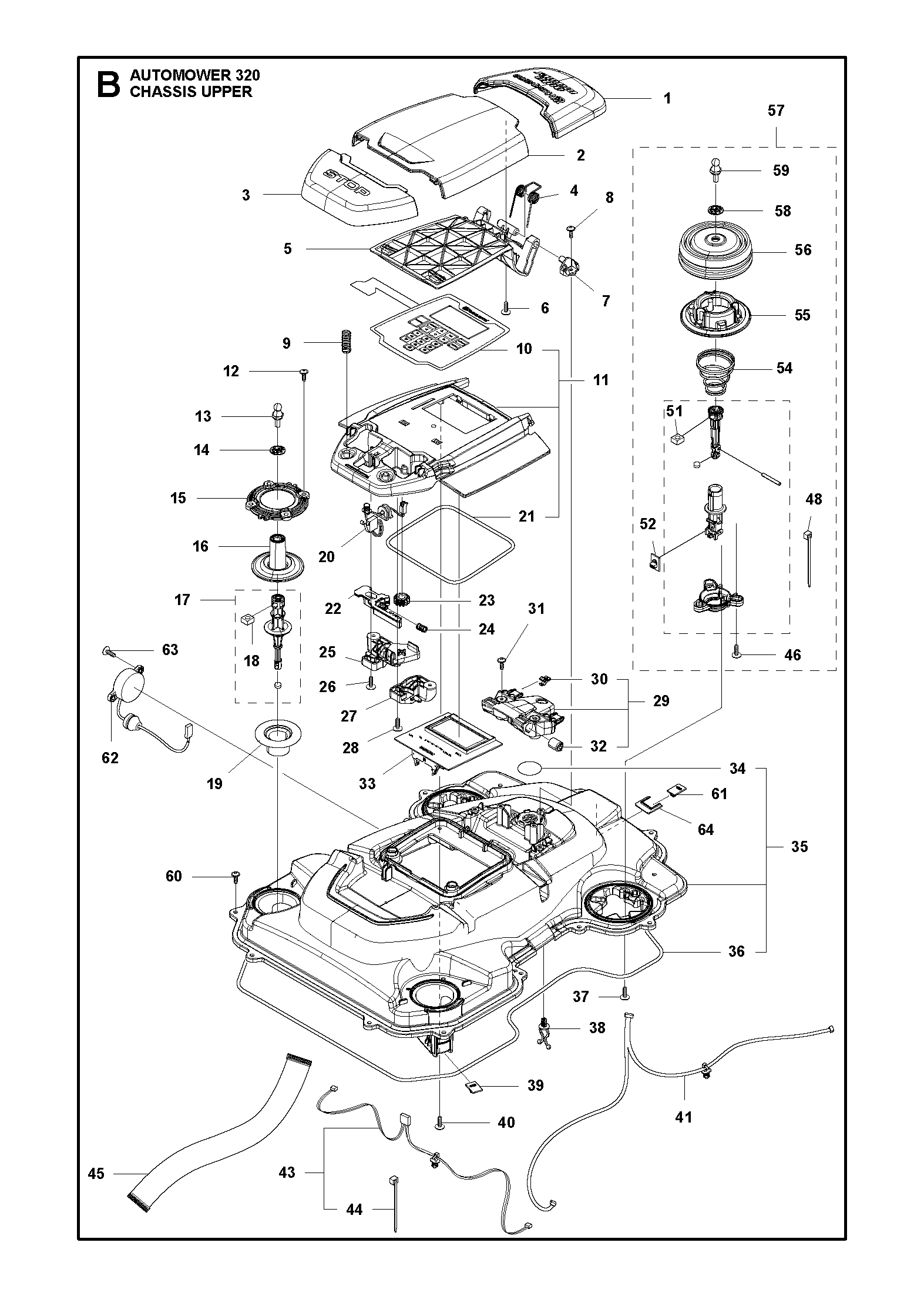 Oberes Chassis