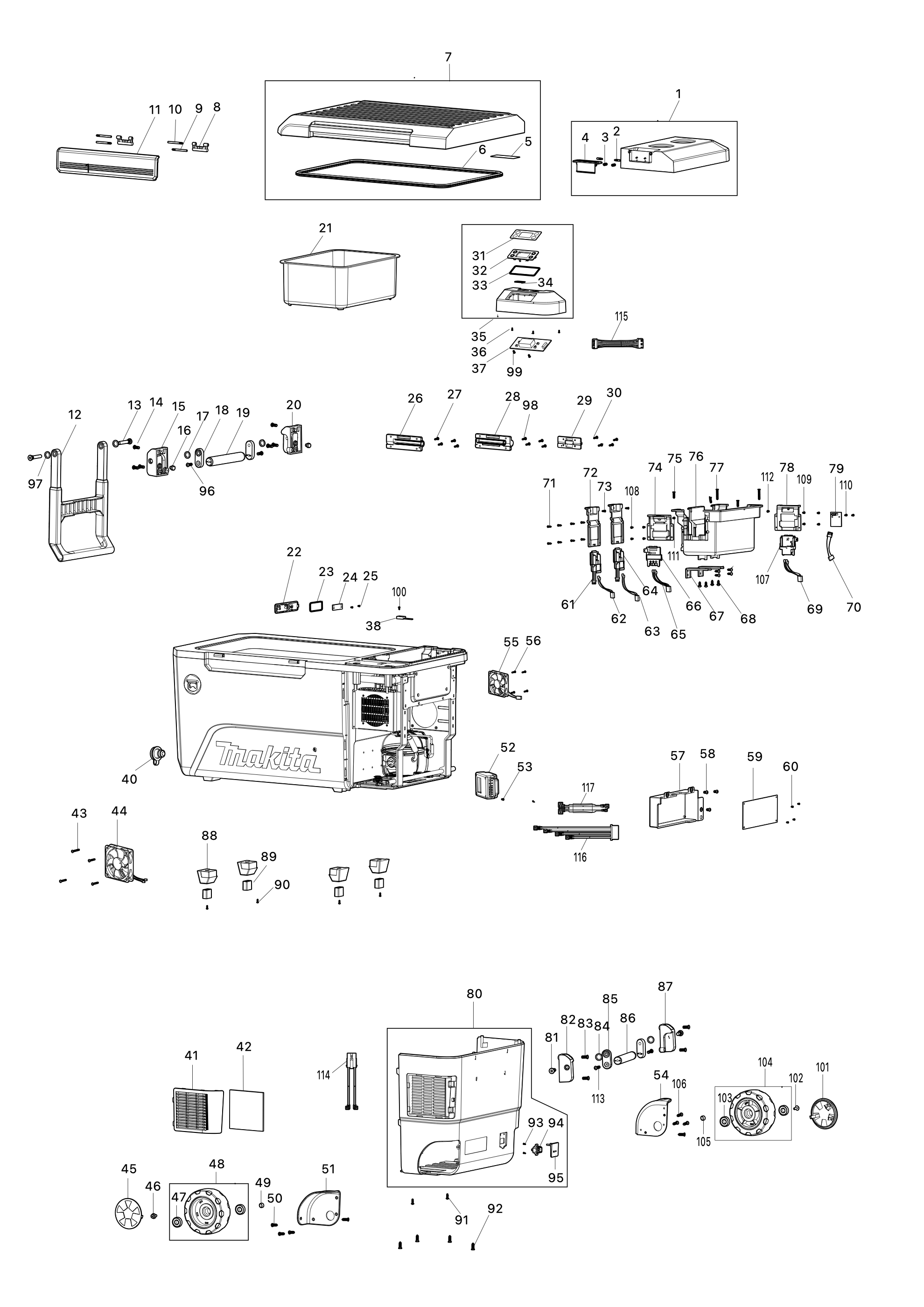 Akku-kompressor-kühl- und Wärmebox Cw002g