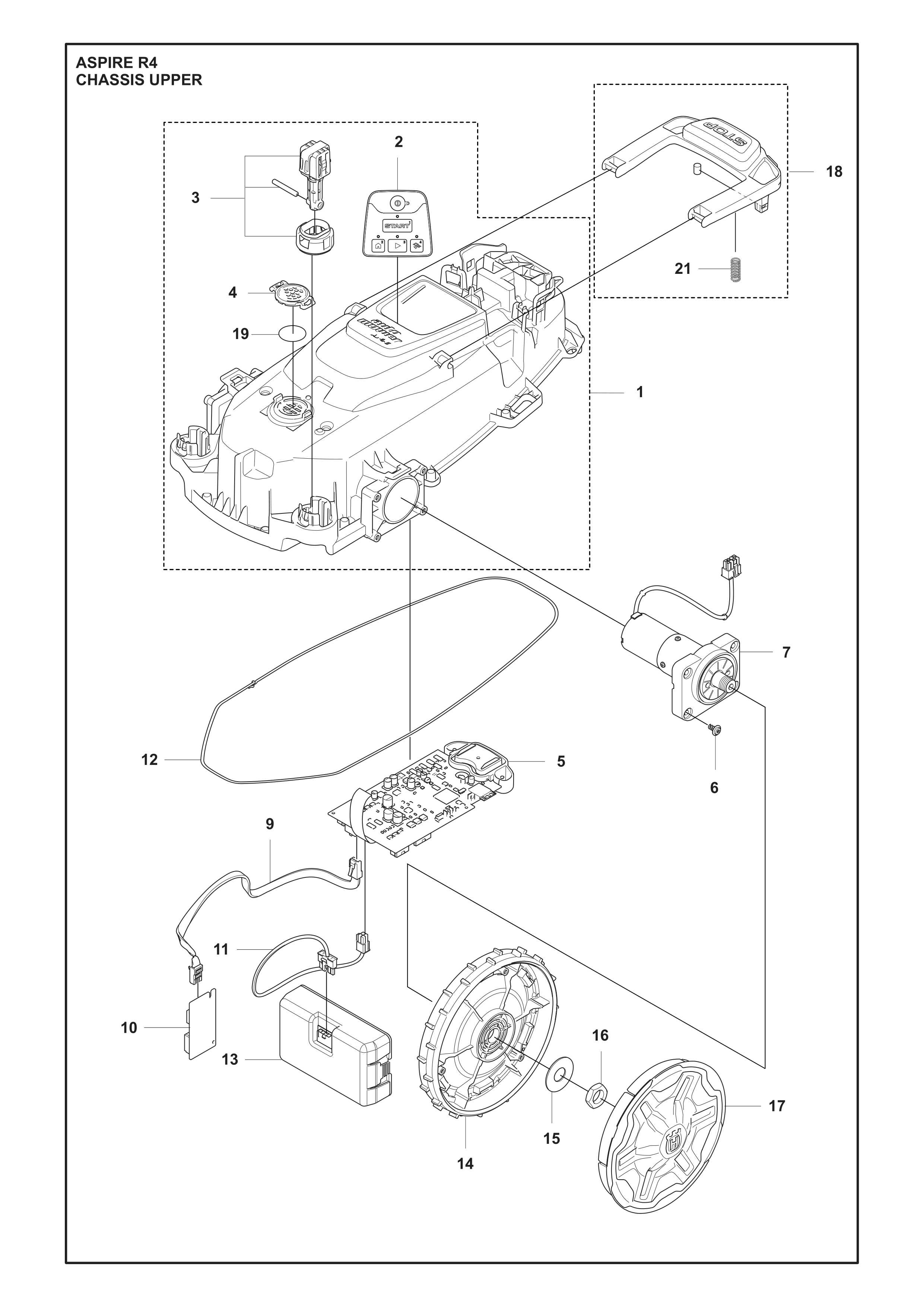 Oberes Chassis