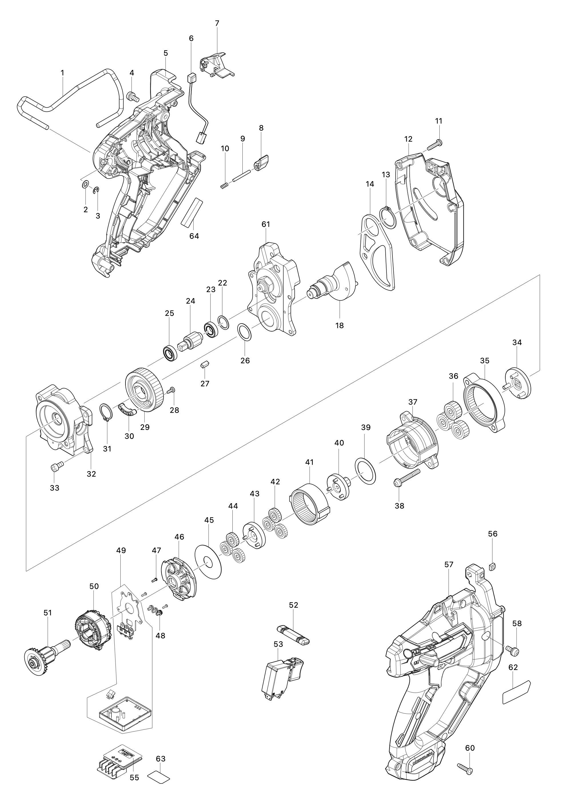 Akku-gewindestangentrenner Sc103d