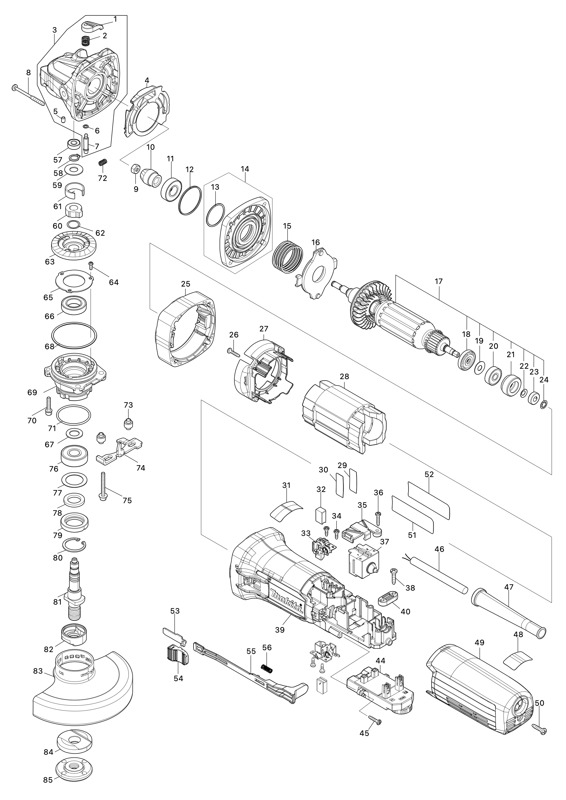Winkelschleifer Ga5091