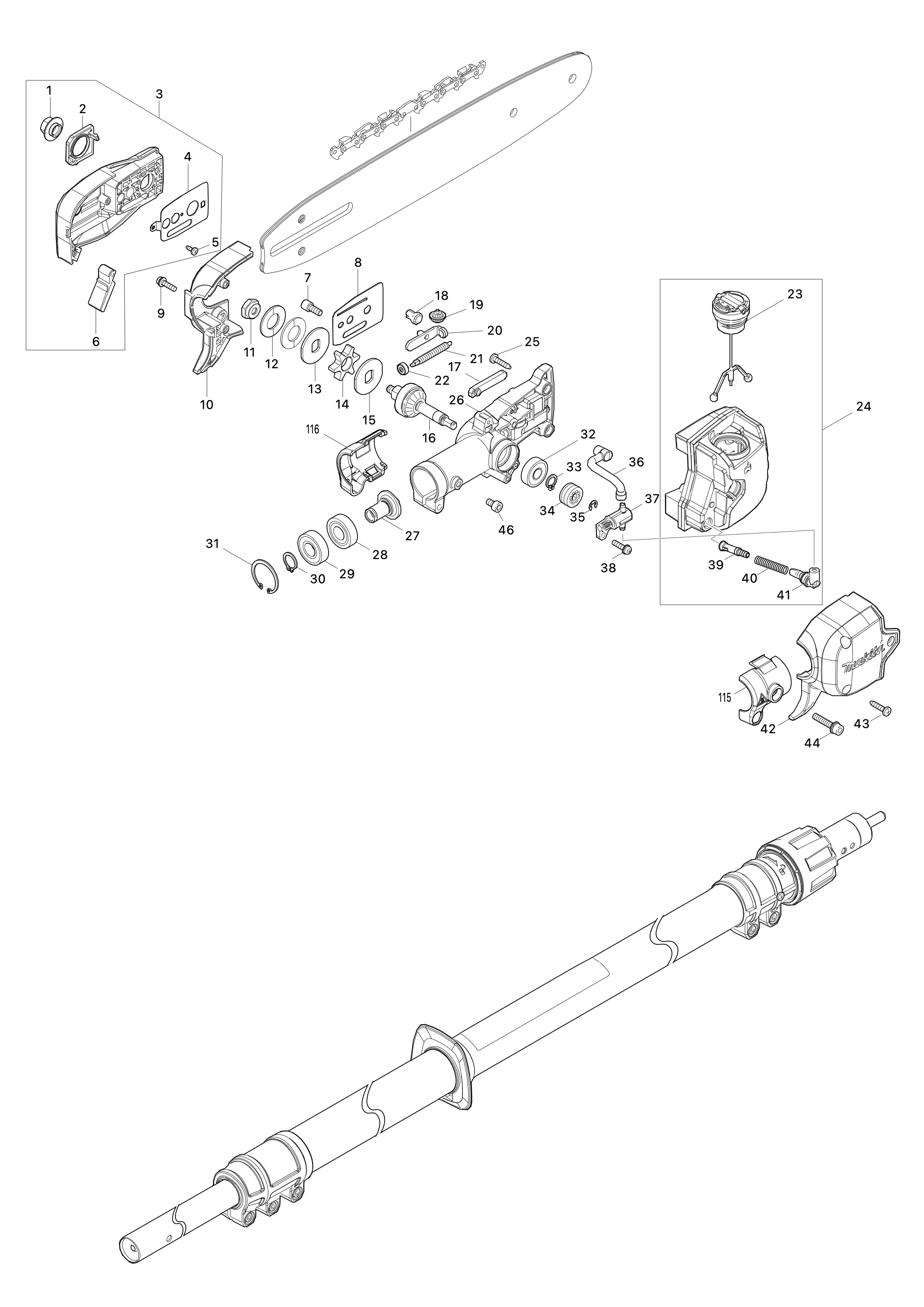 Akku-hochentaster Ua004g – Seite 1