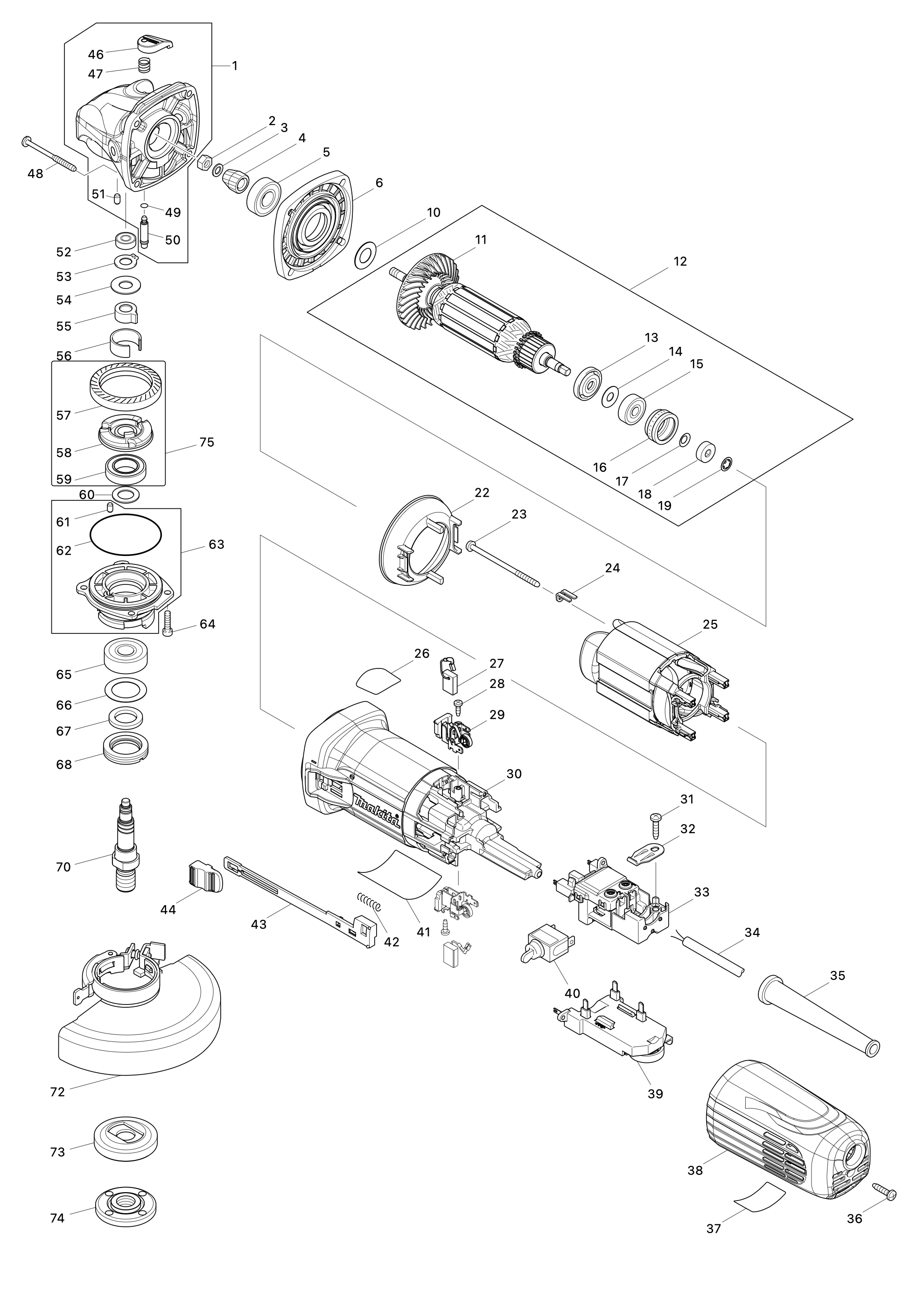Winkelschleifer Ga5040c