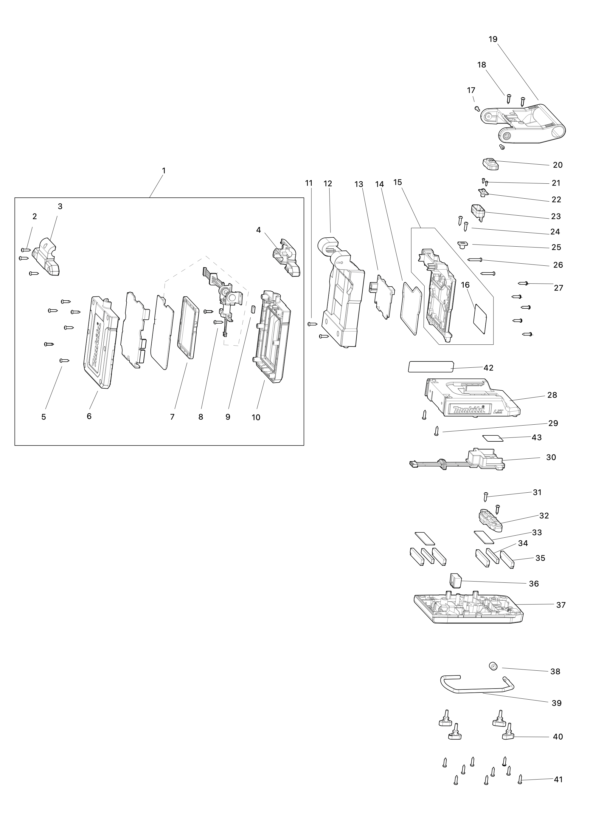 Akku-leuchte Magnetisch Dml819