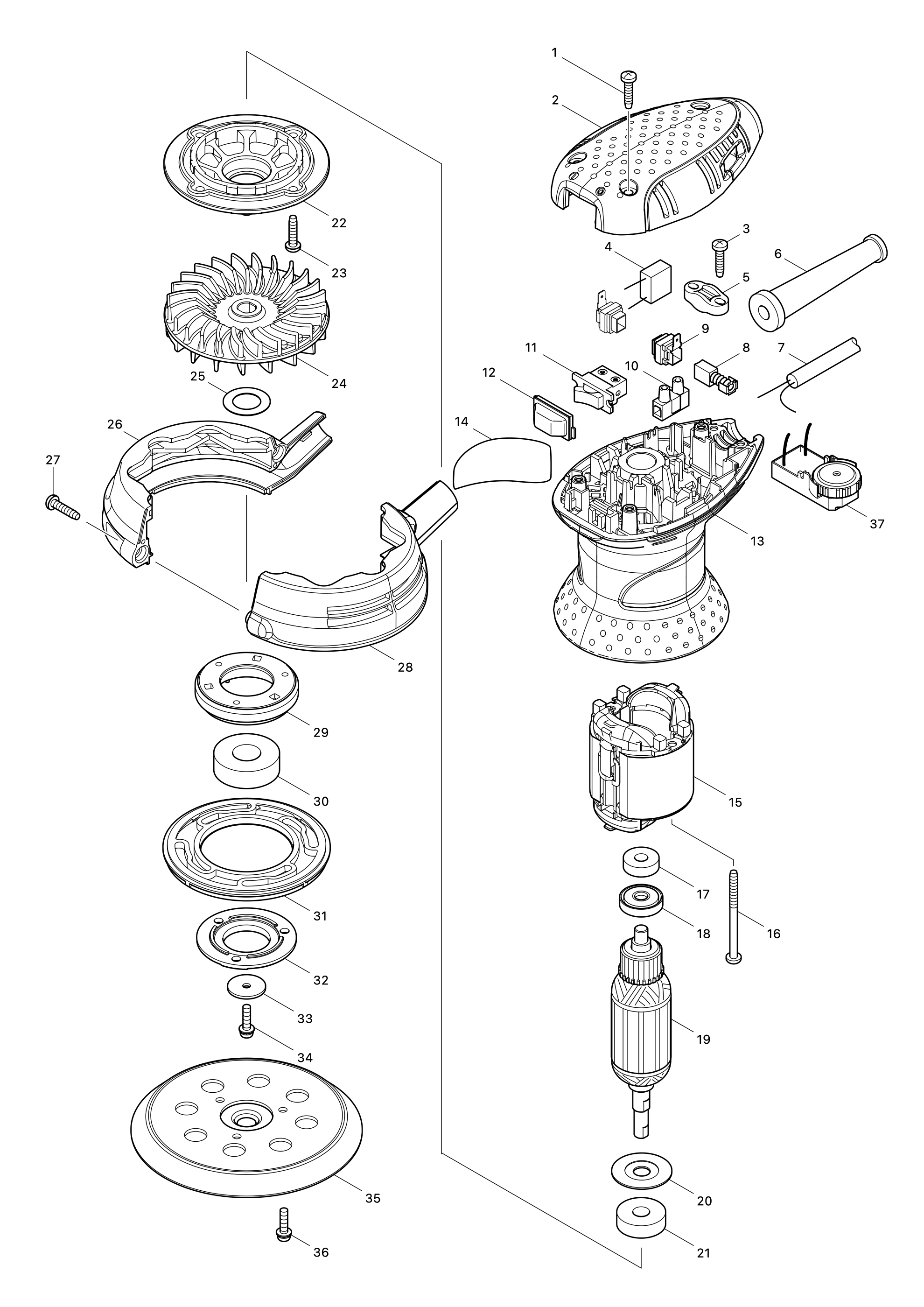 Exzenterschleifer Bo5031