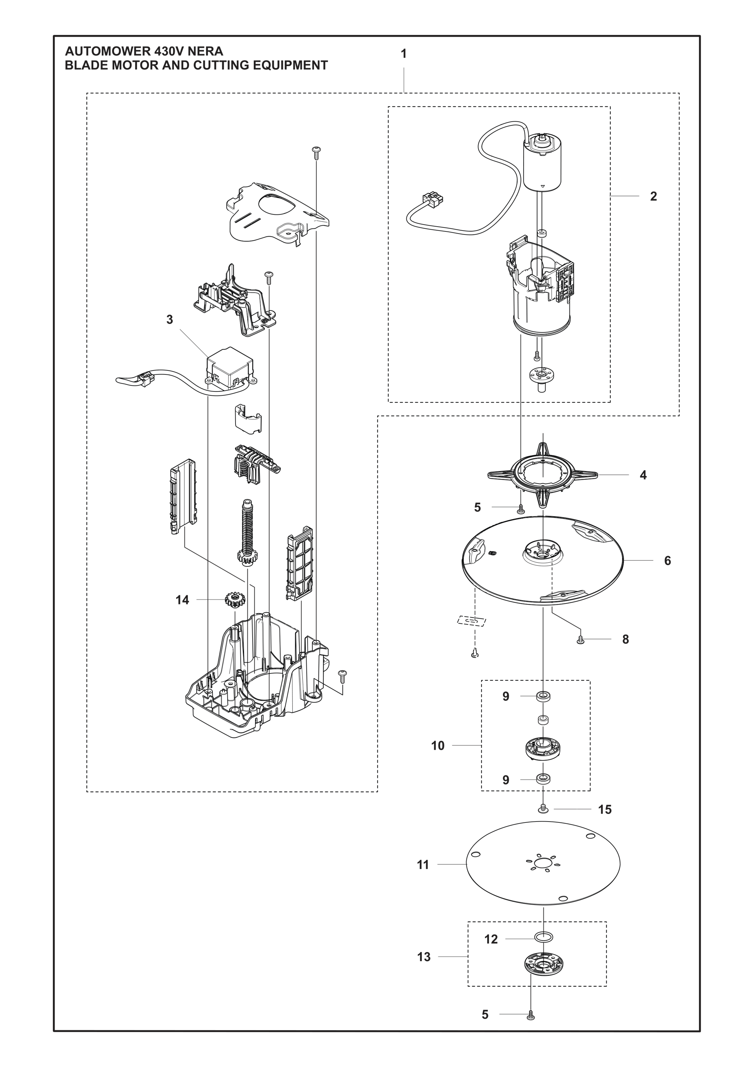 Schneidmotor und Schneidausrüstung