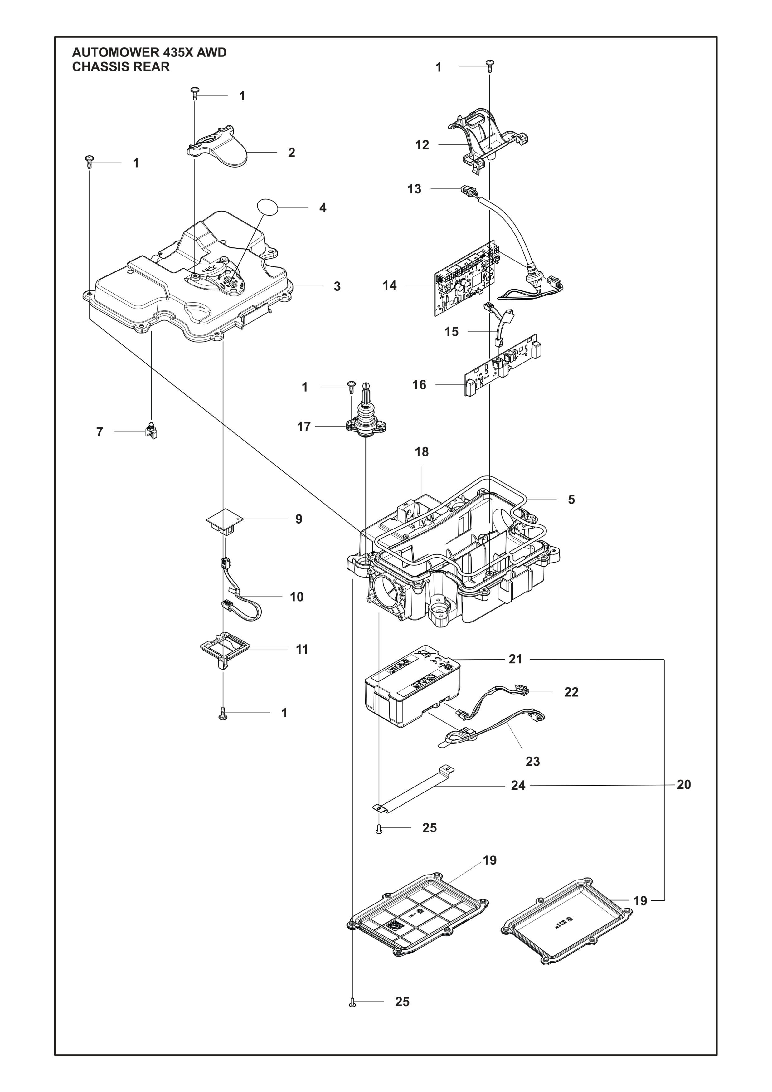 Chassis Hinten