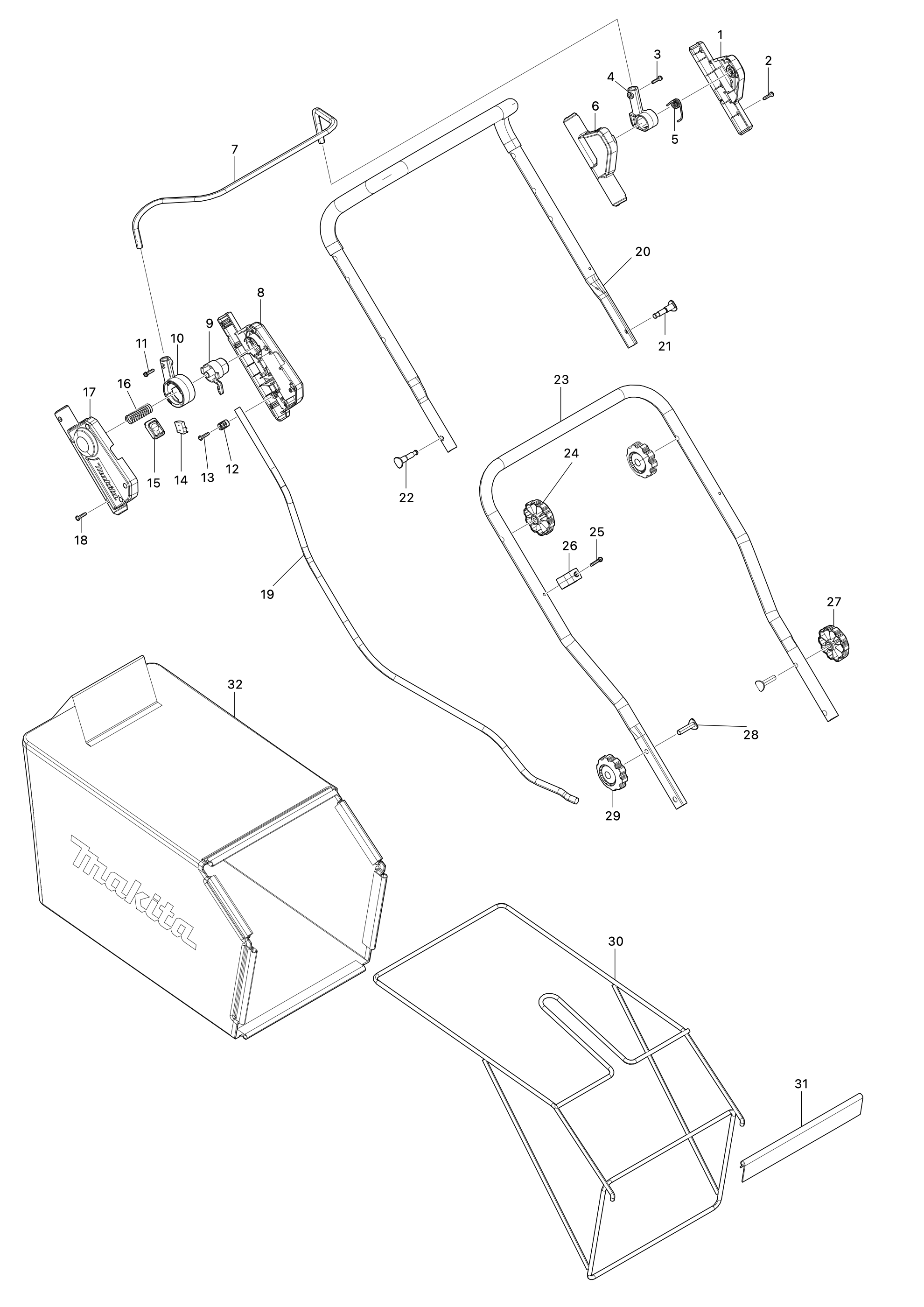 Akku-rasenmäher Dlm466 – Seite 1