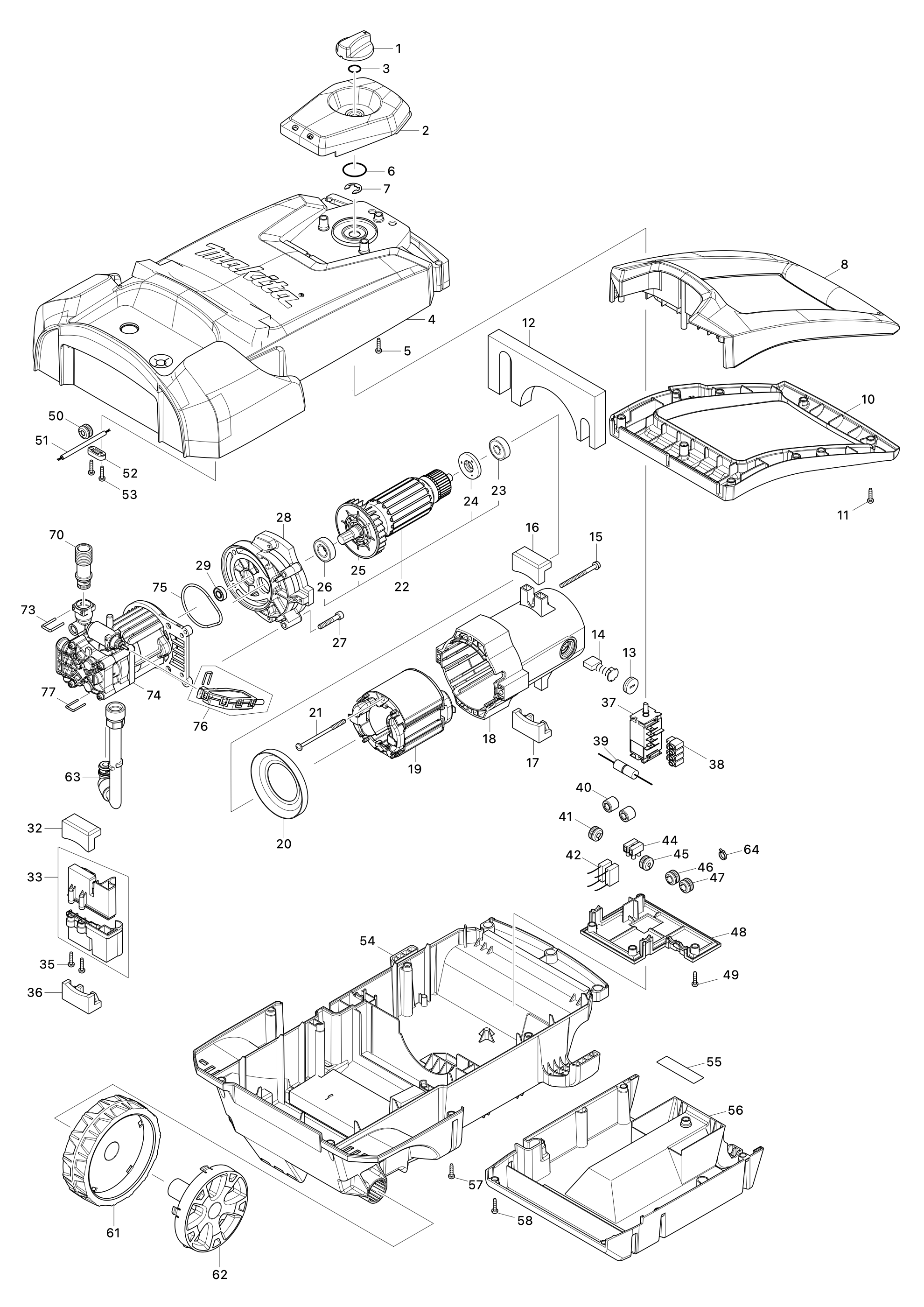 Elektro-hochdruckreiniger Hw1200 – Seite 1