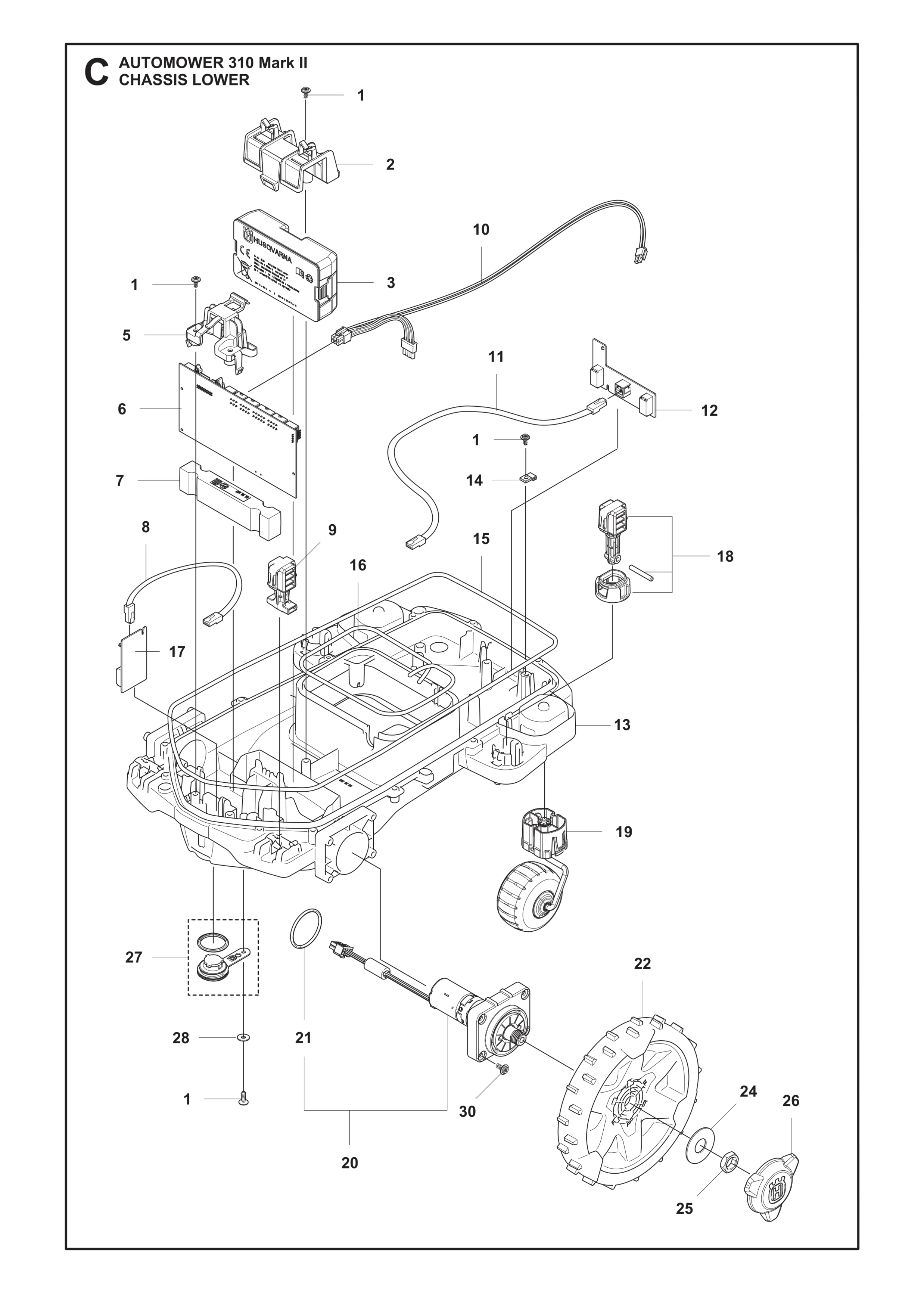 Unteres Chassis