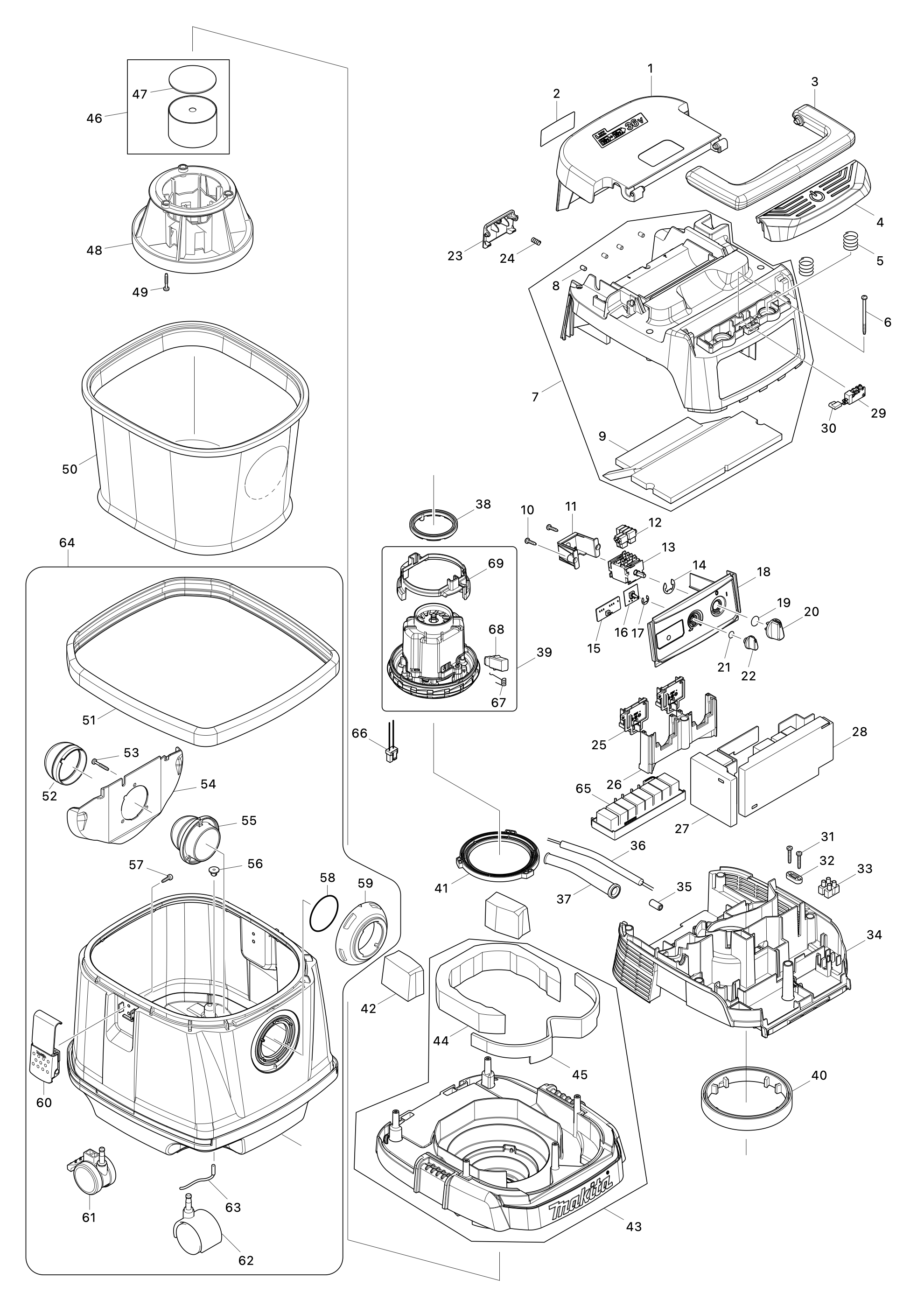 Akku-staubsauger Dvc150l