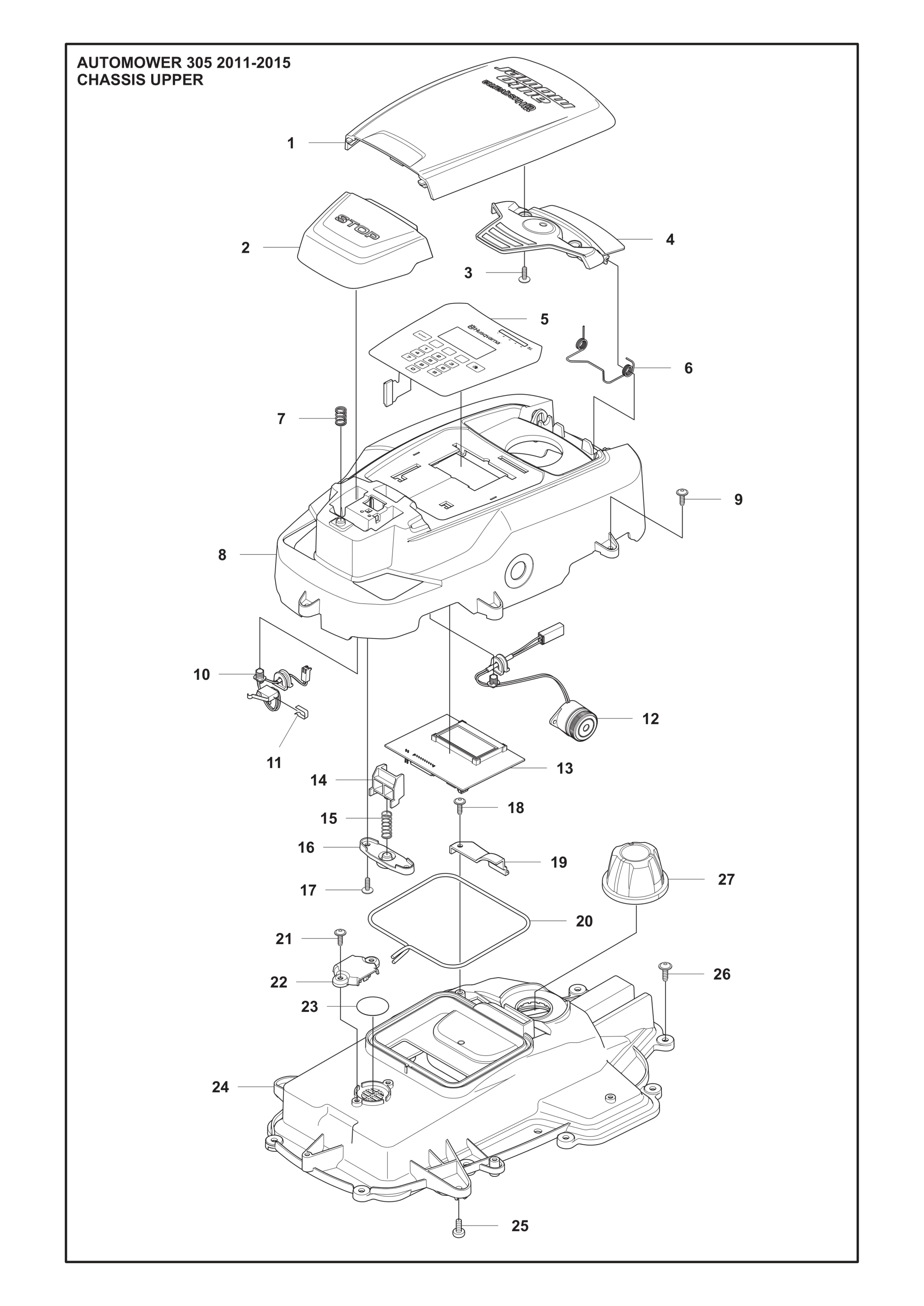 Oberes Chassis
