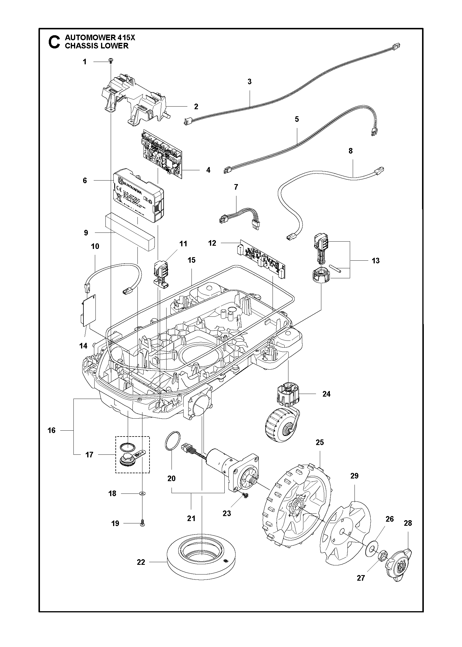 Unteres Chassis