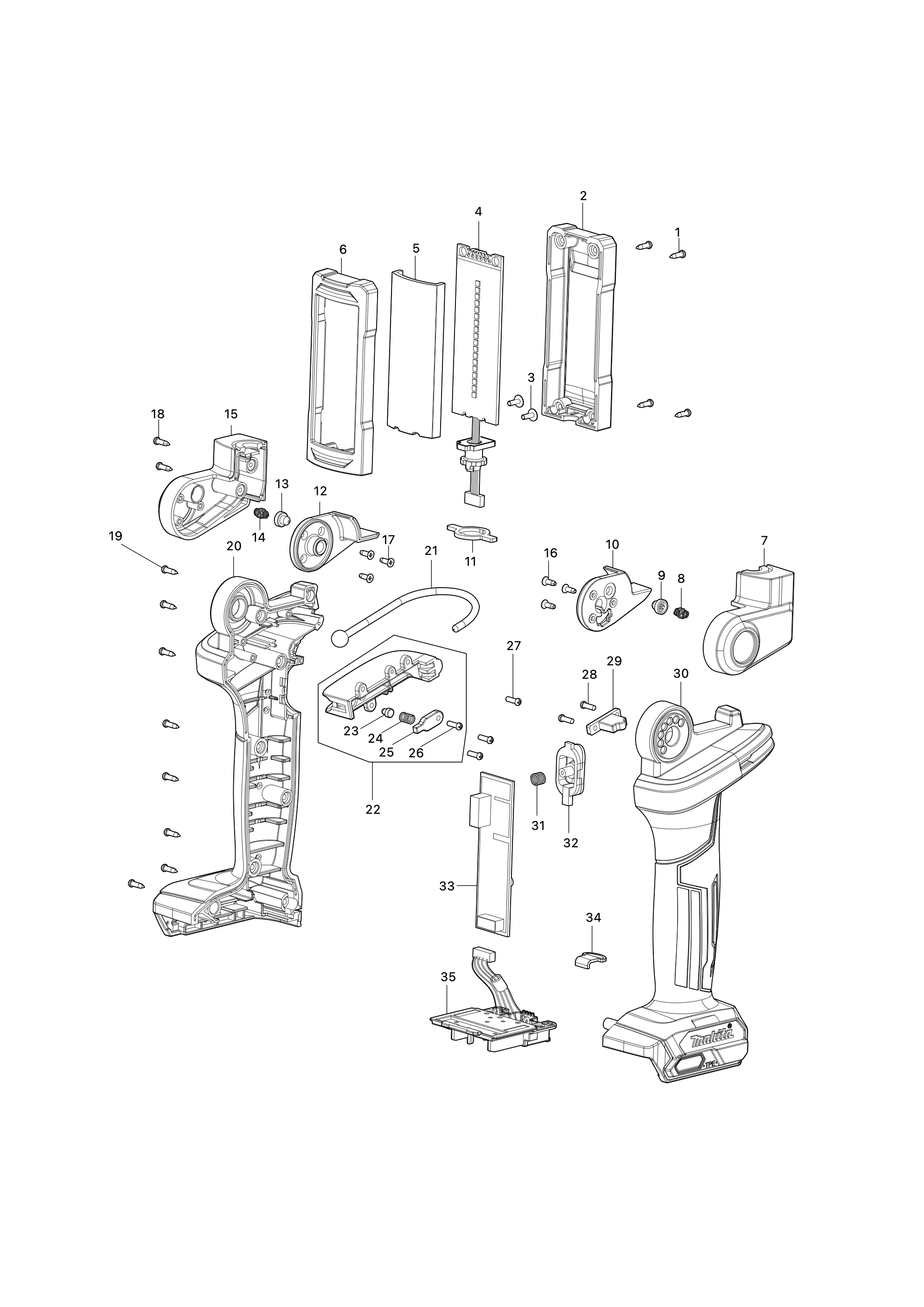 Led-akku-arbeitsleuchte Ml006g