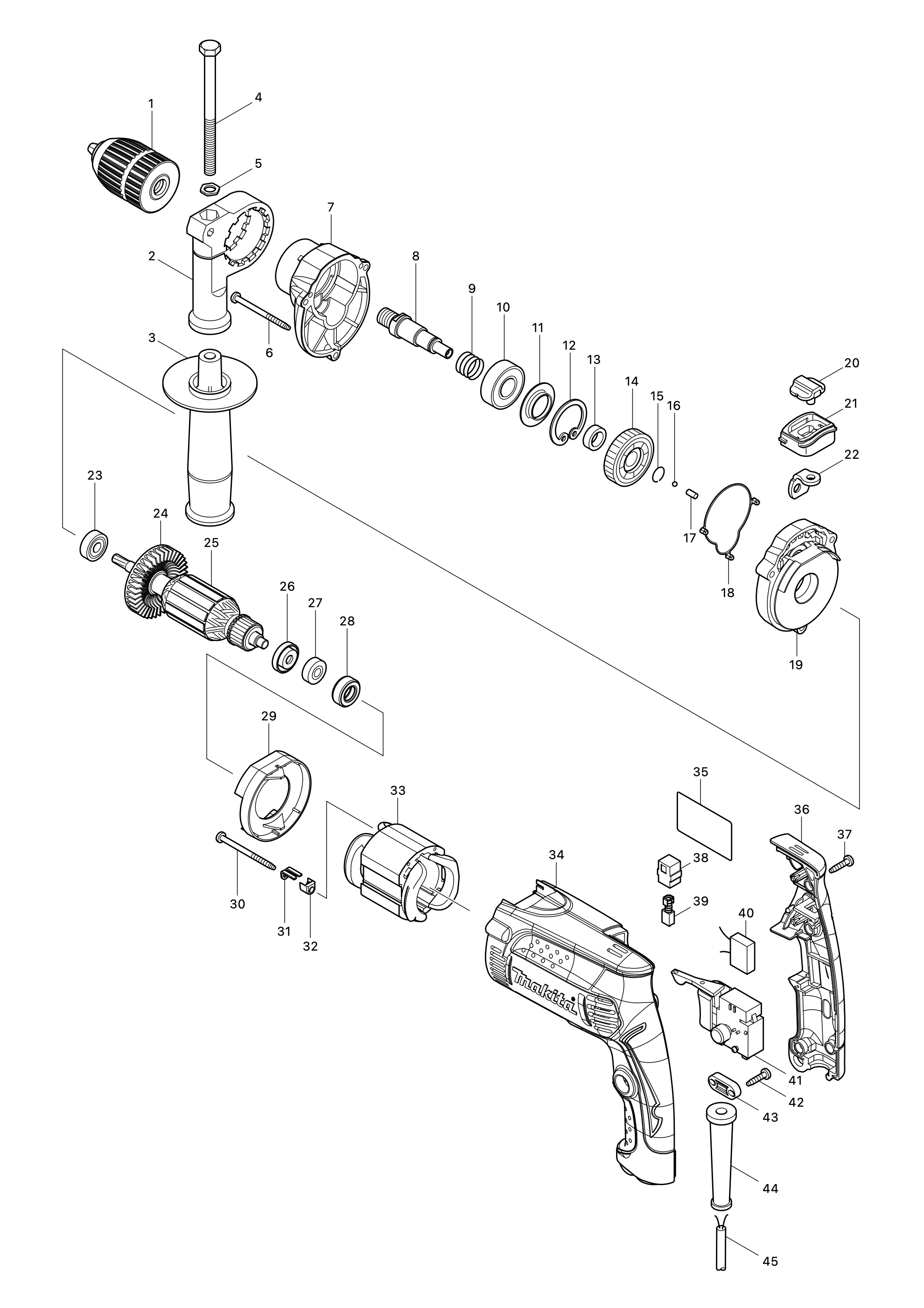 Schlagbohrmaschine Hp1631