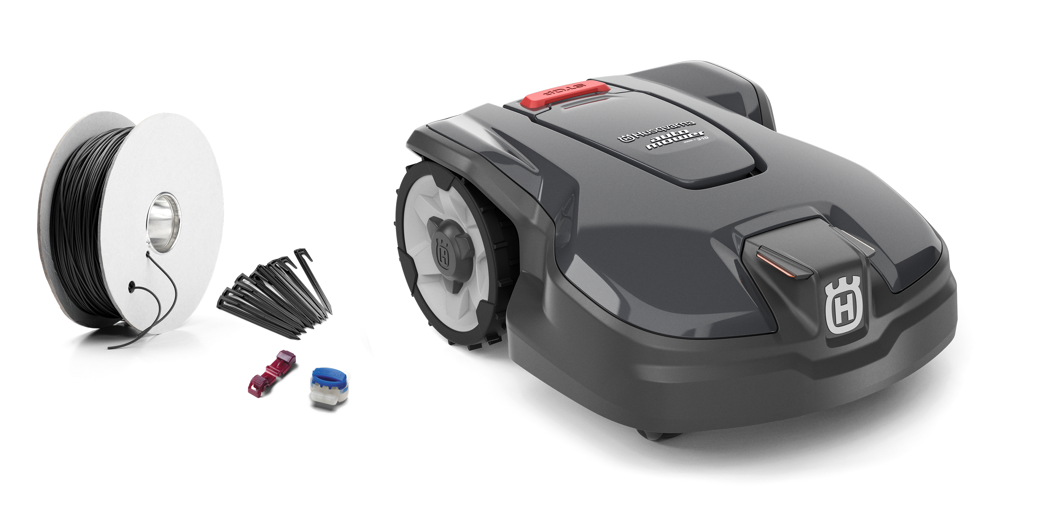 Husqvarna Automower® 310 Mark II inkl. Installations-Kit – Mähroboter – Ansicht 1