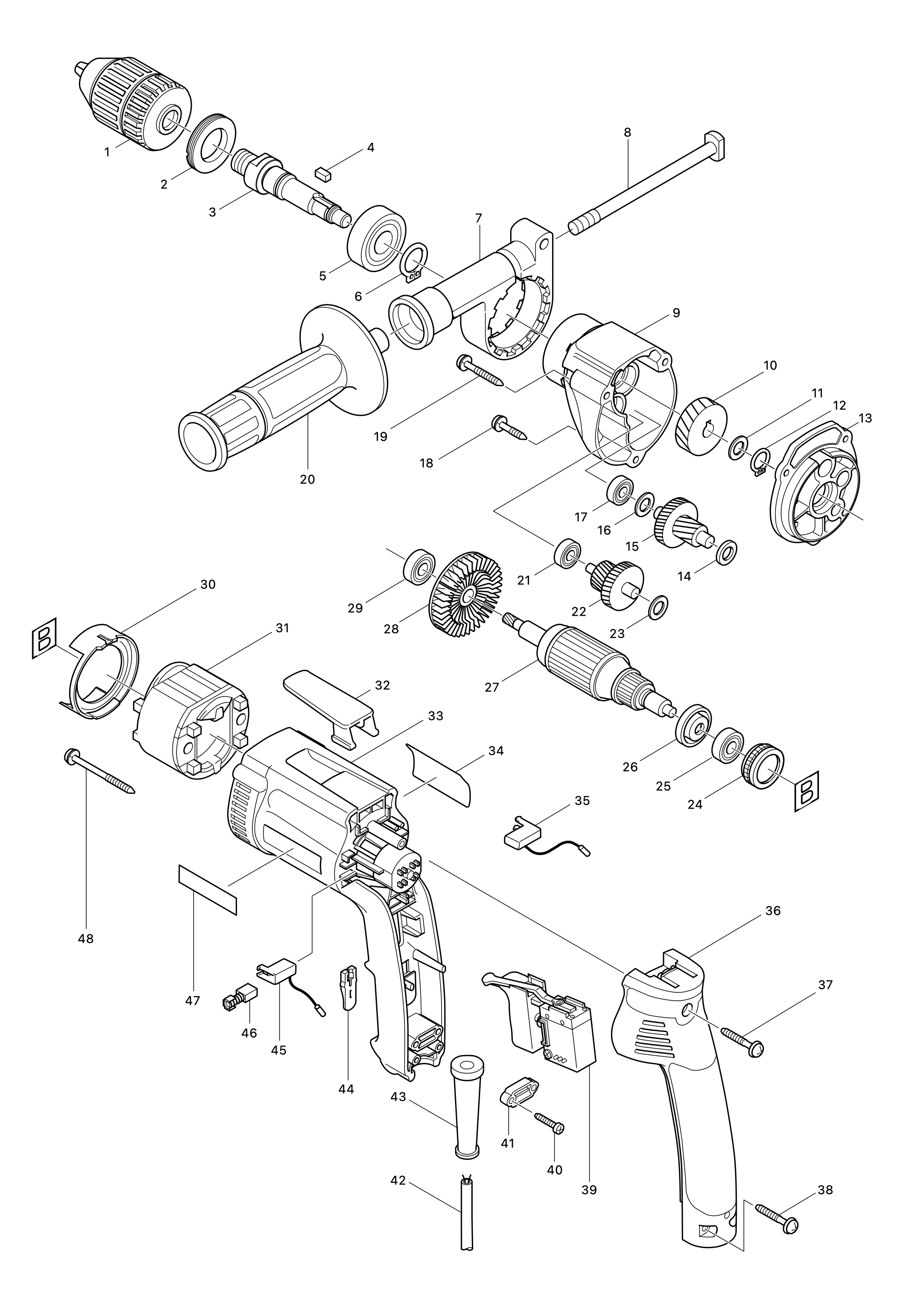 Bohrmaschine Dp4001