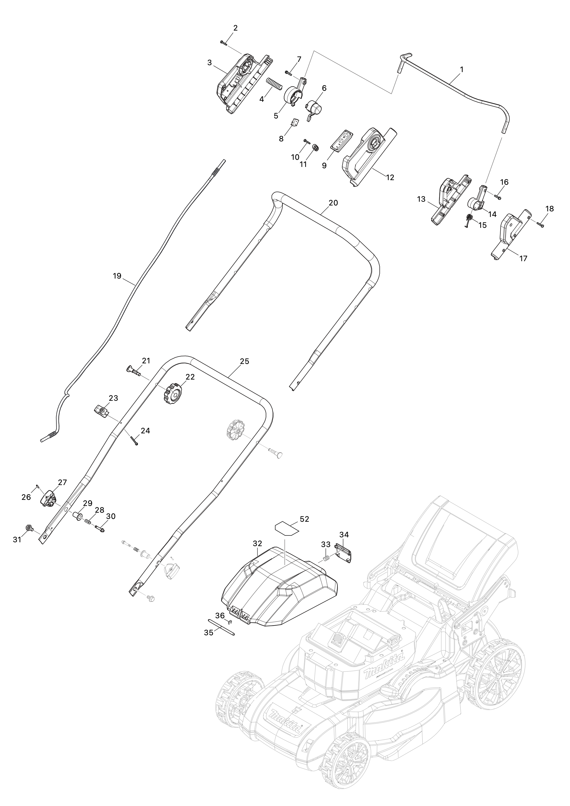 Akku-rasenmäher Lm001j – Seite 1
