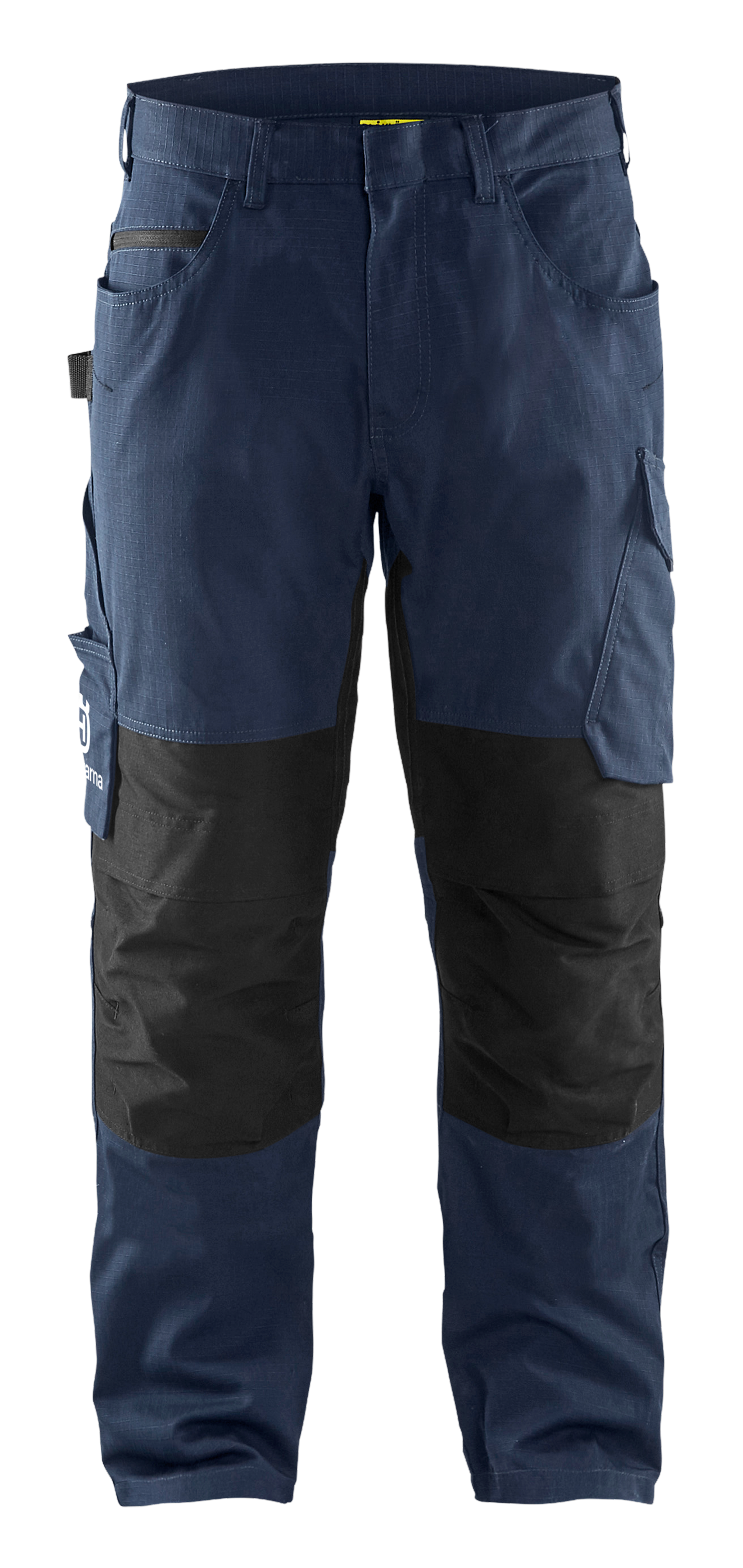 Husqvarna Werkstatthose mit Knietaschen marine/schwarz – Werkstattkleidung – Ansicht 1