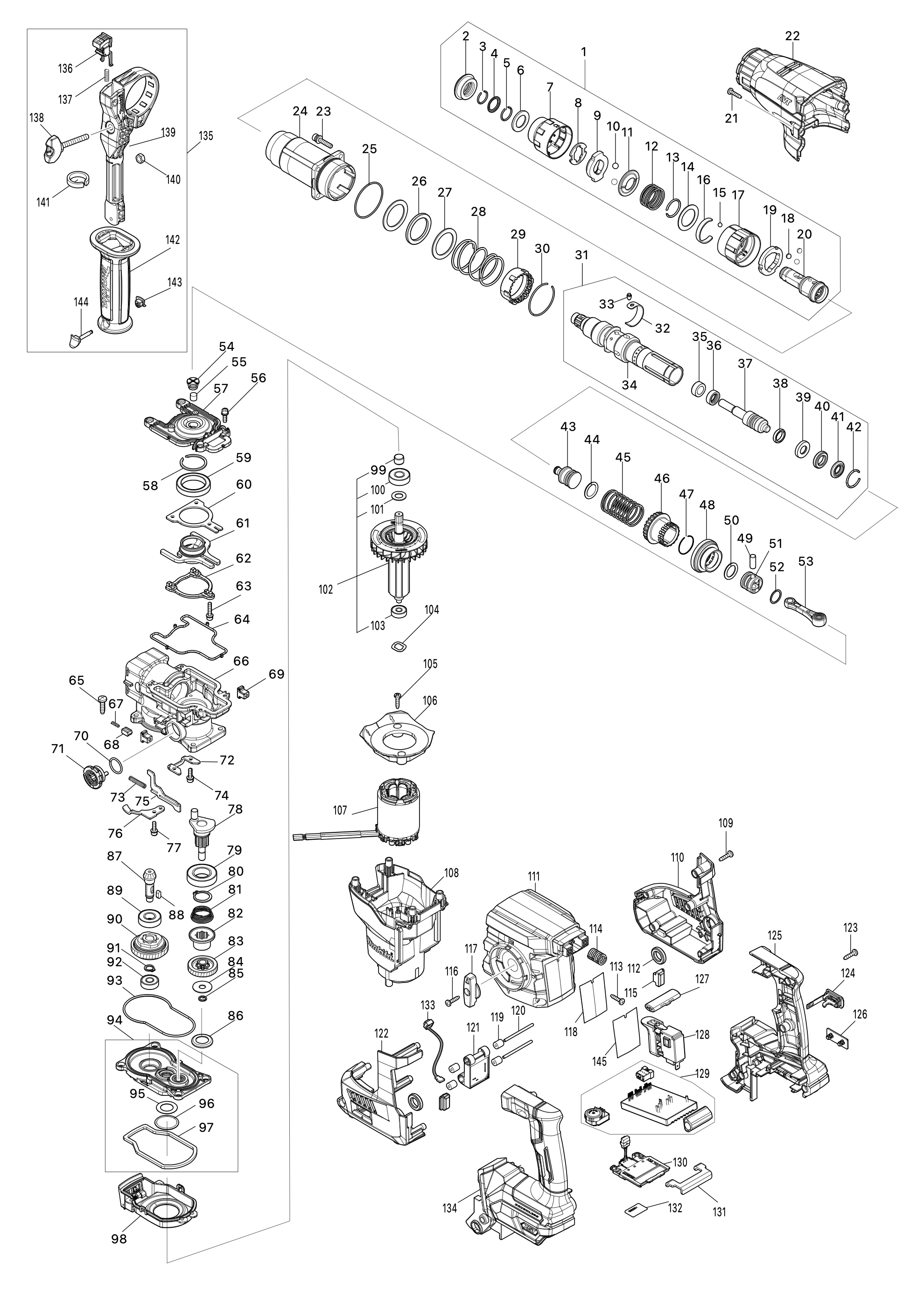 Akku-kombihammer Hr009g