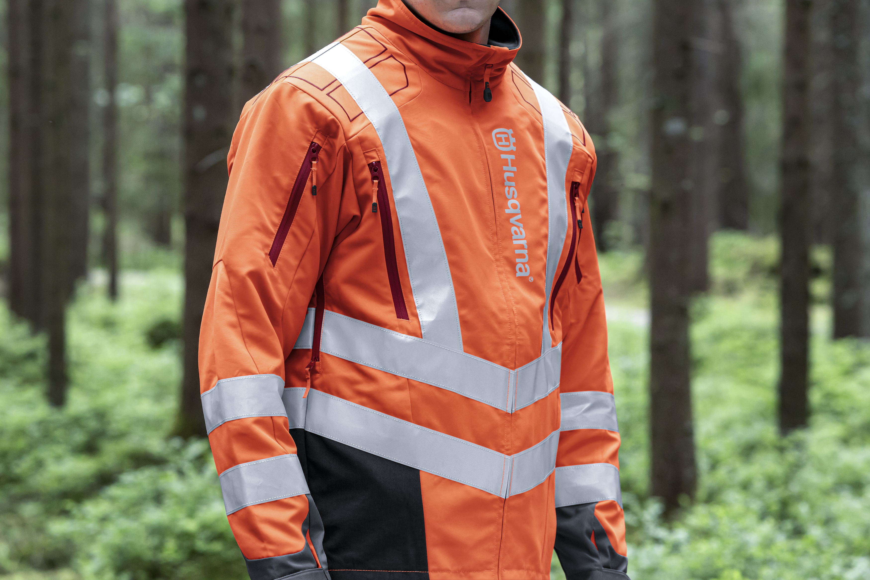 Freischneiderjacke HighViz – Arbeitskleidung – Ansicht 2