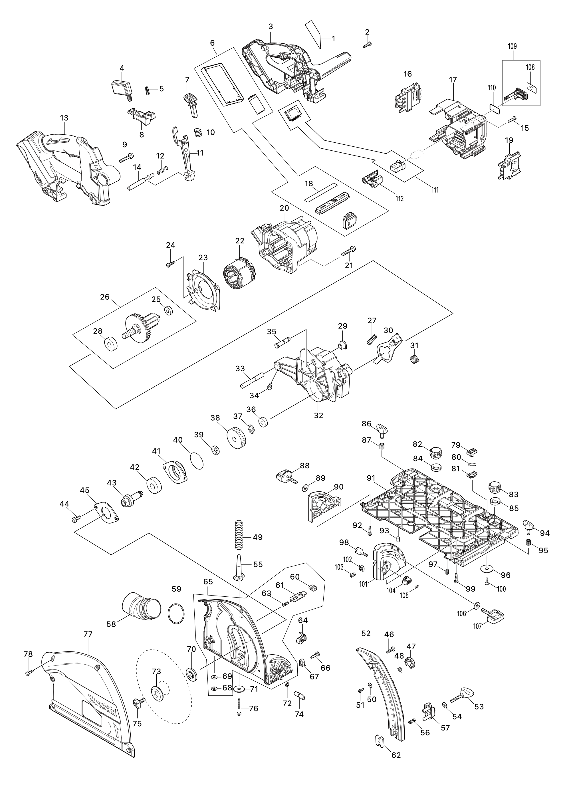 Akku-tauchsäge Dsp601