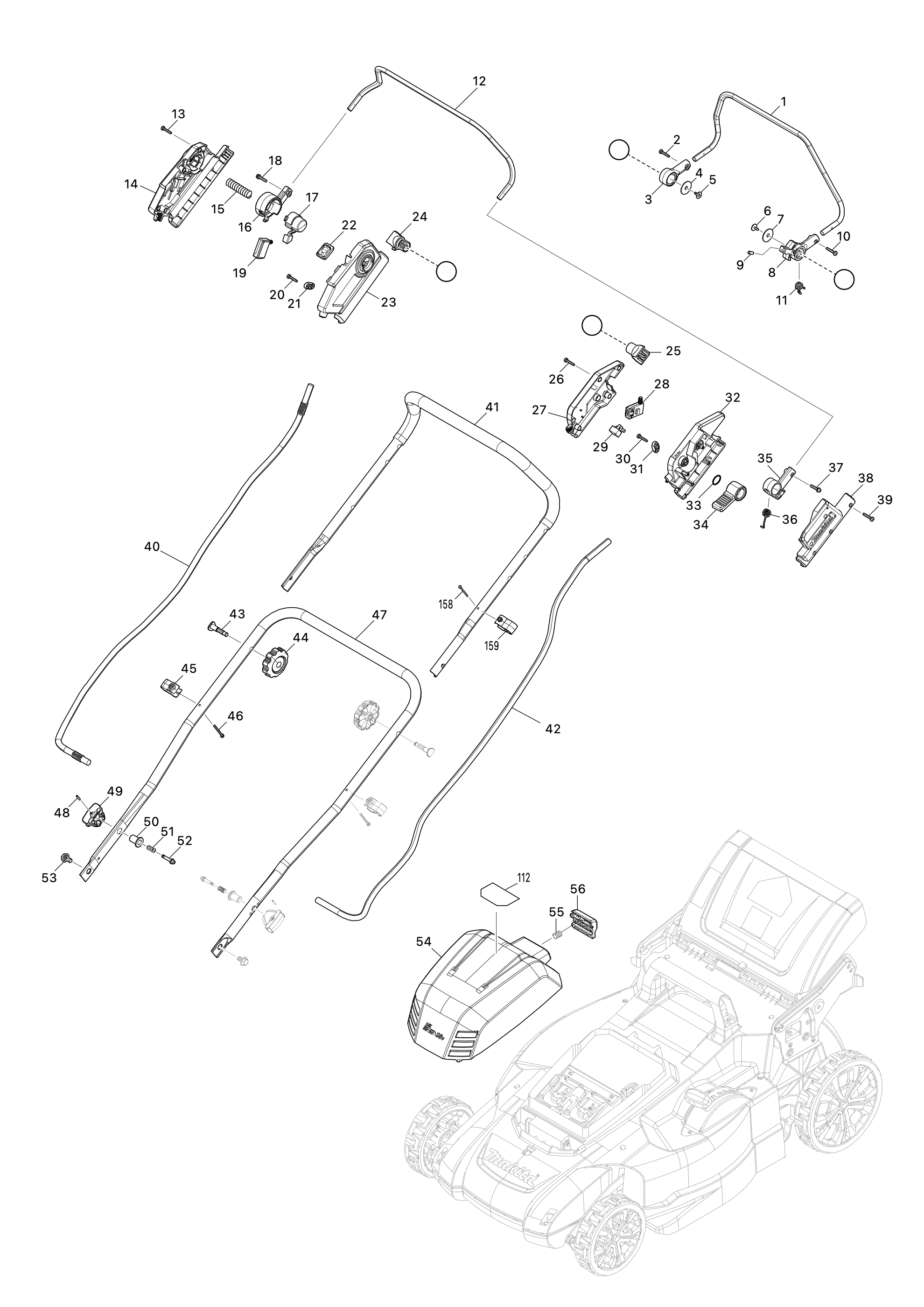 Akku-rasenmäher Dlm481 – Seite 1