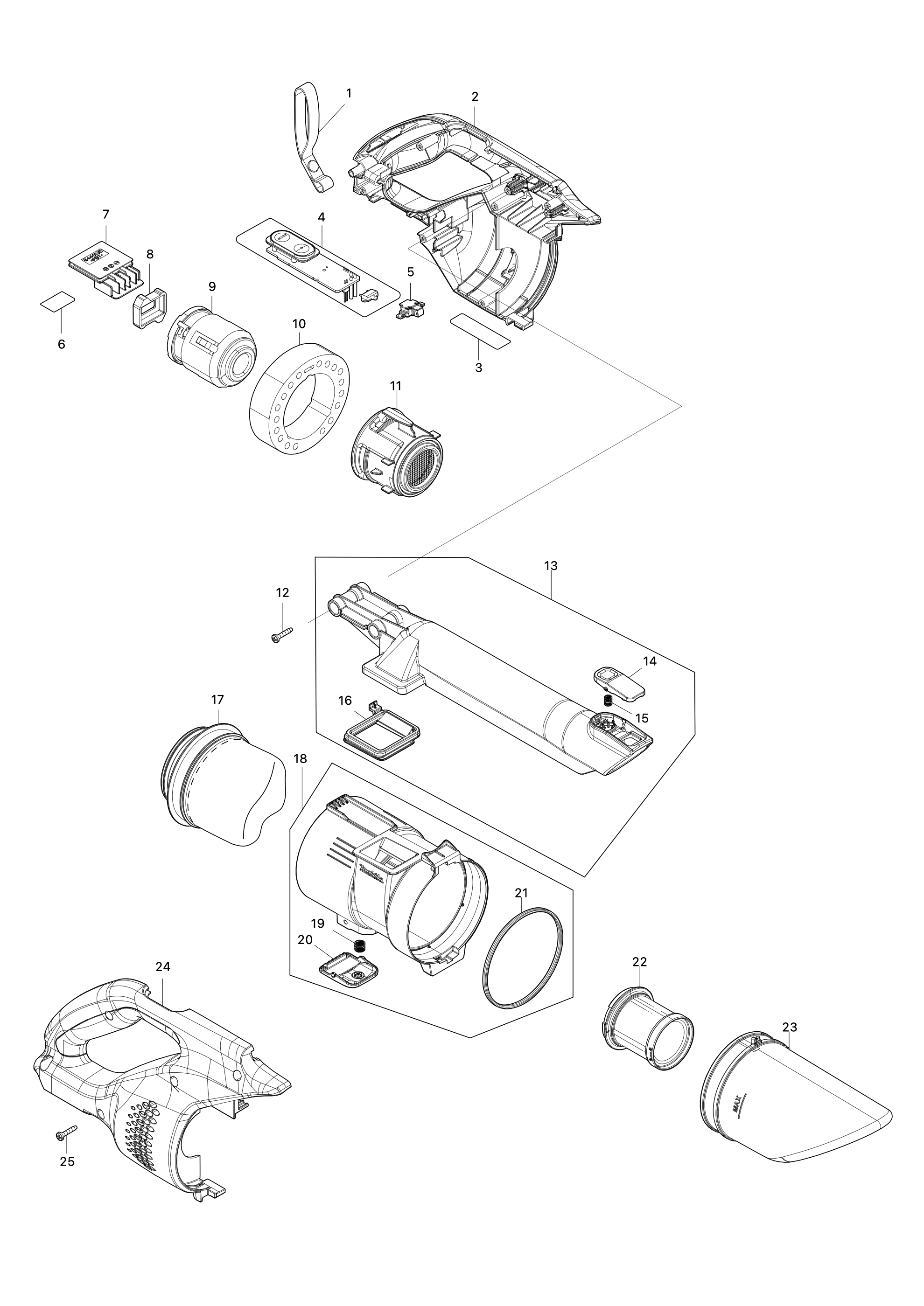 Akku-staubsauger Cl200fd