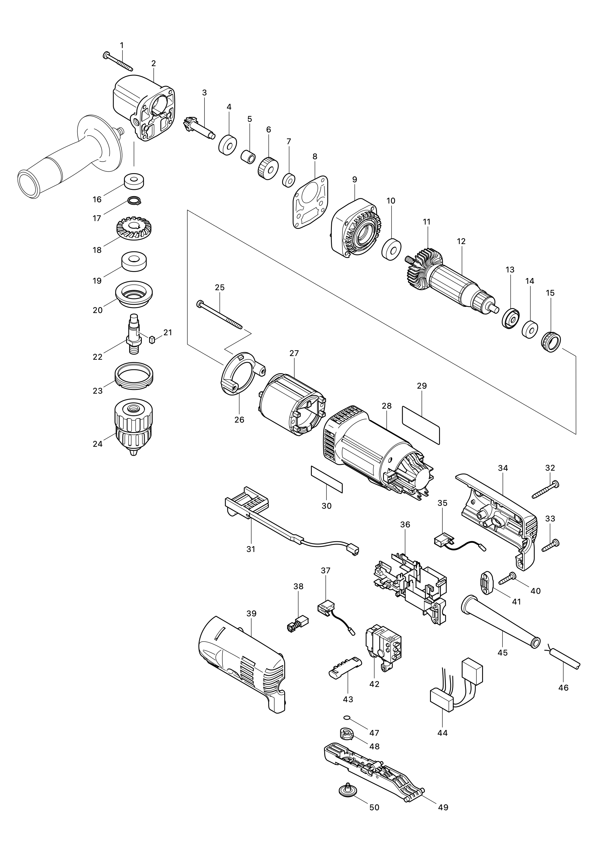 Winkelbohrmaschine Da3011f