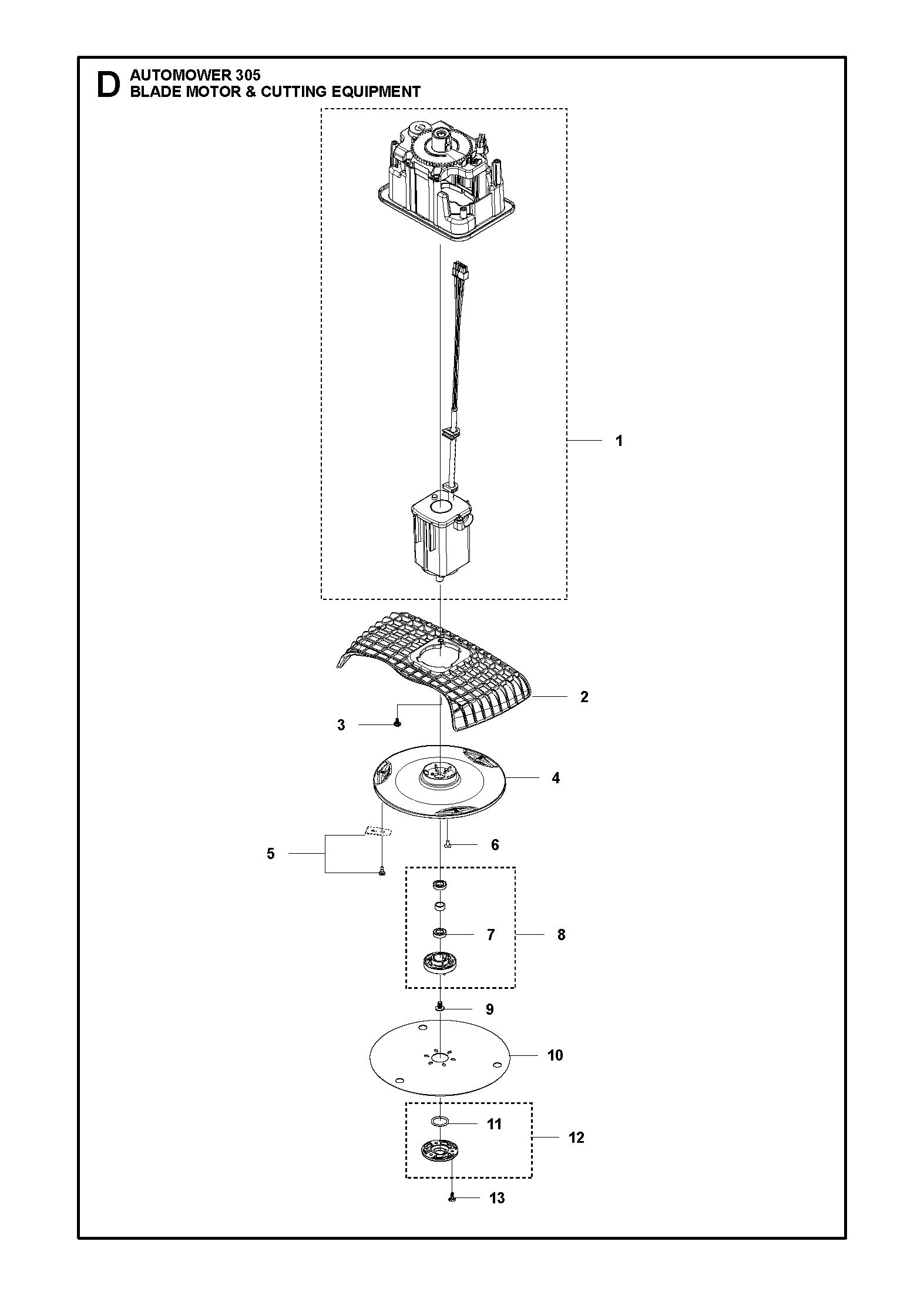 Schneidmotor und Schneidausrüstung