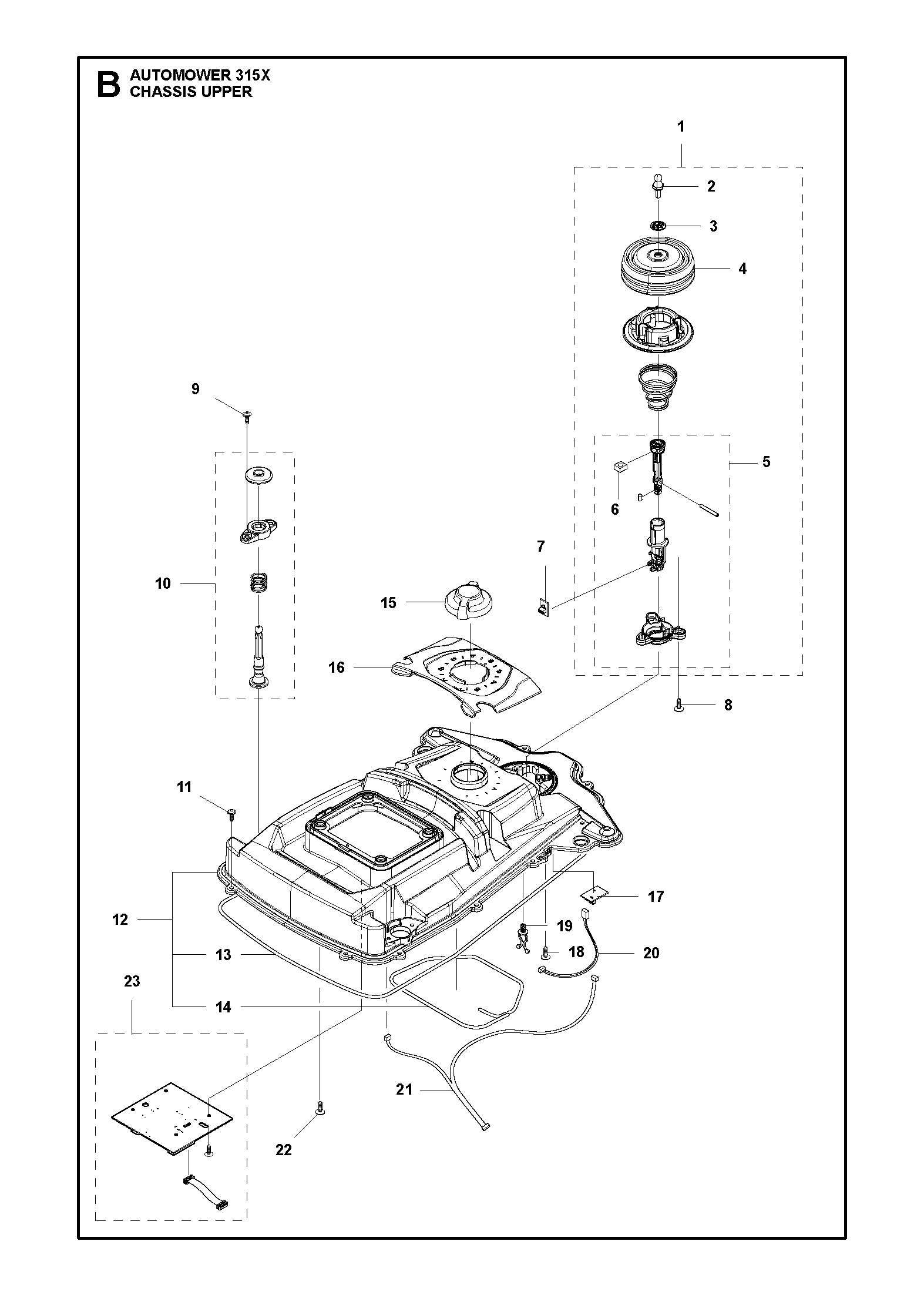 Oberes Chassis