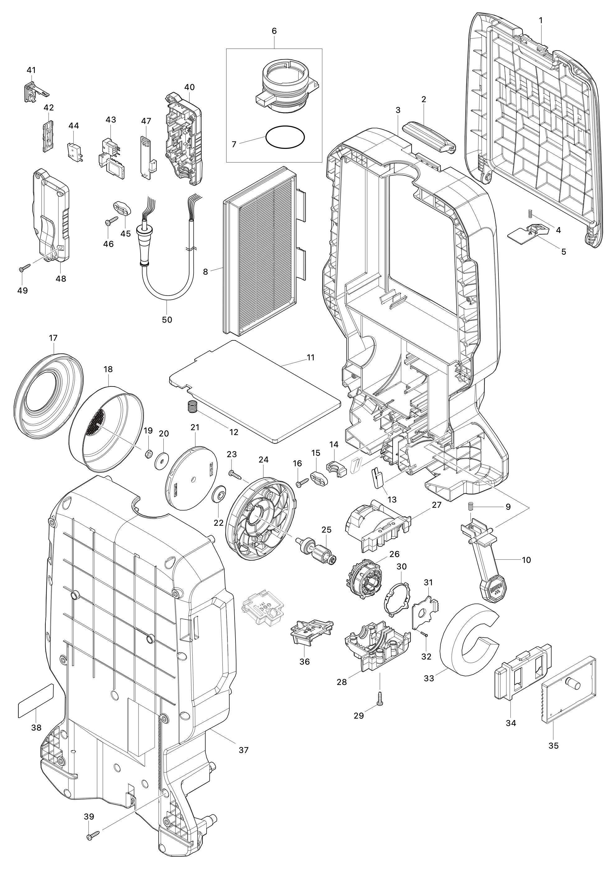 Akku-rucksackstaubsauger Dvc665 – Seite 1
