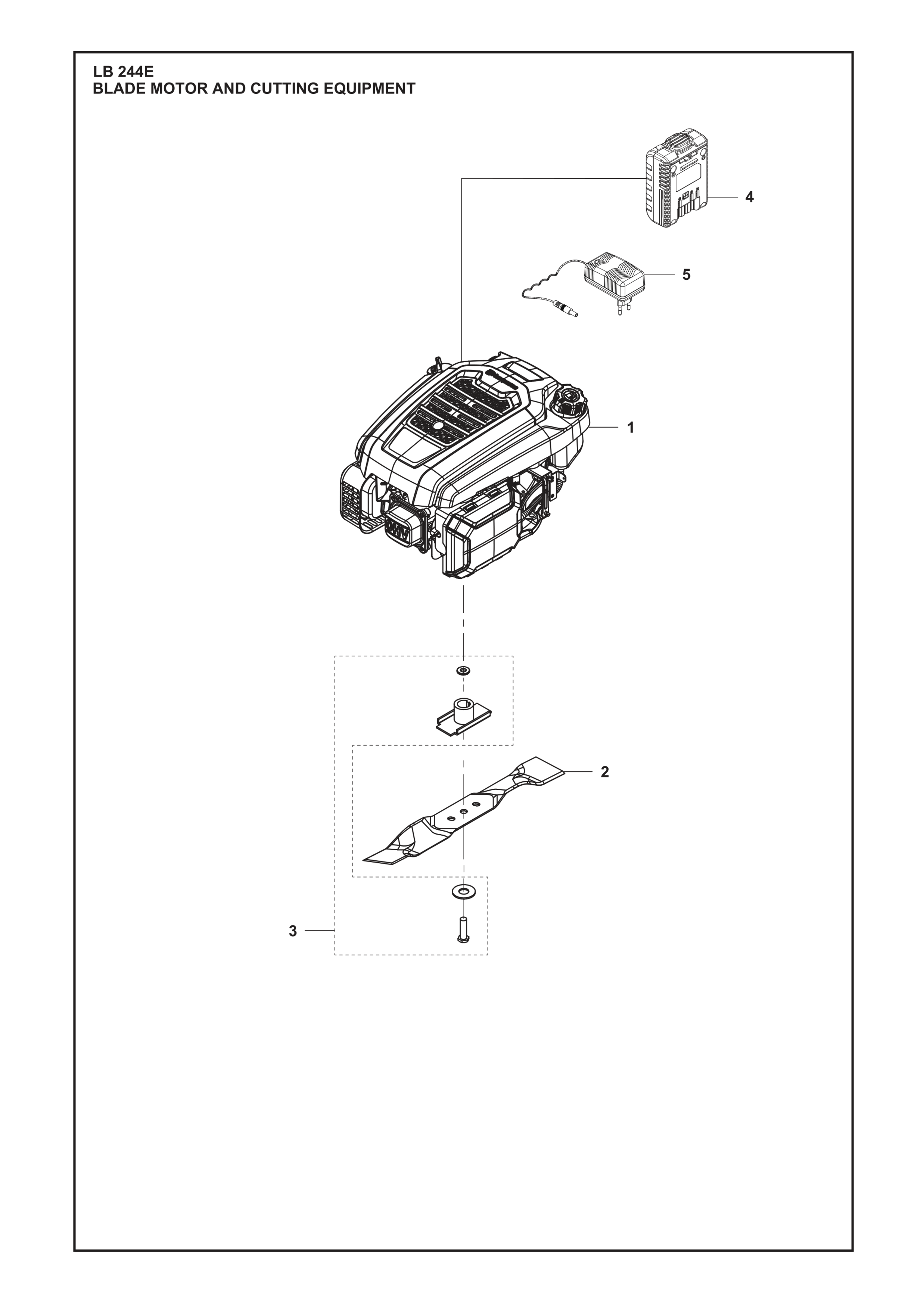 Schneidmotor und Schneidausrüstung