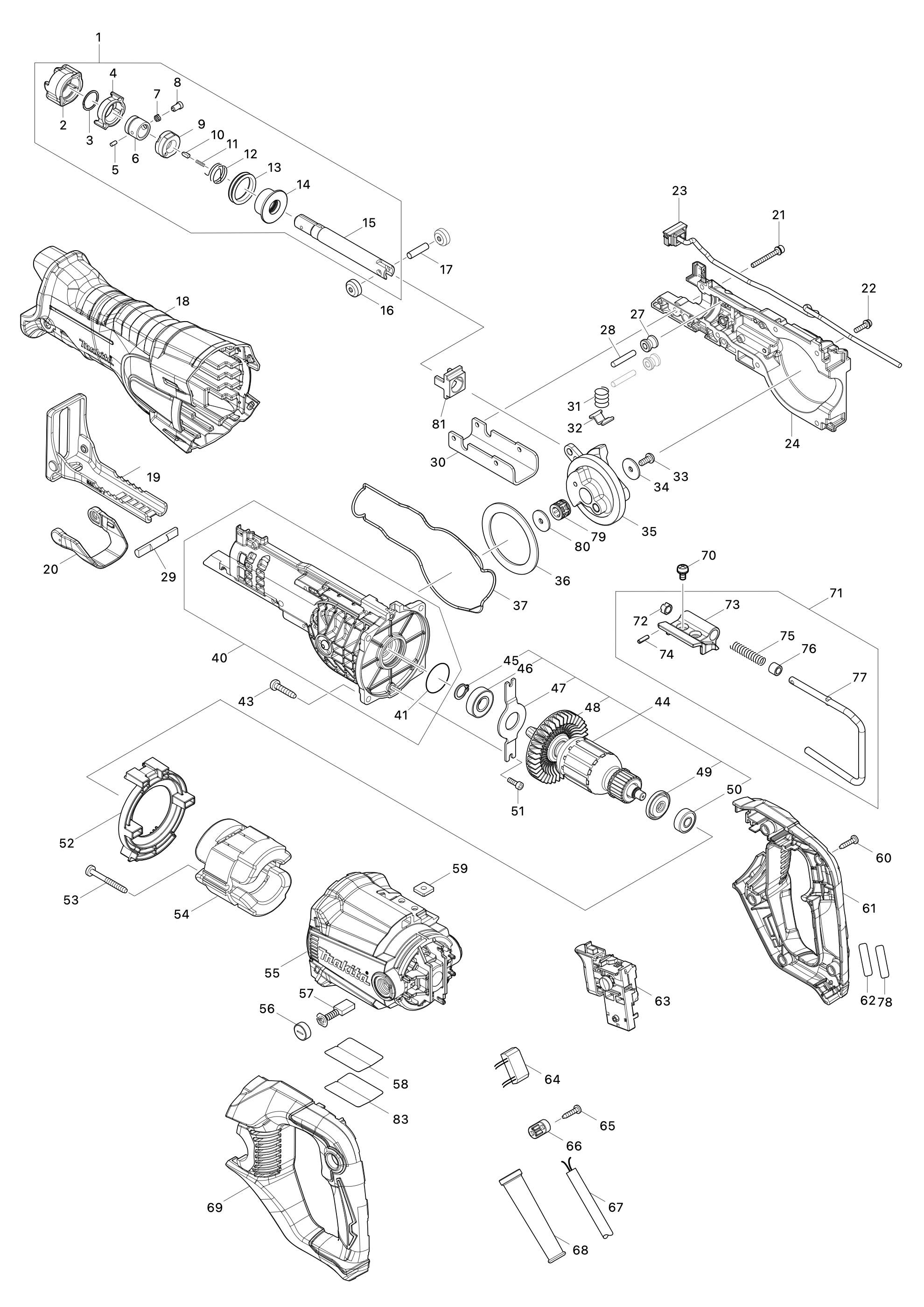 Reciprosäge Jr3061t
