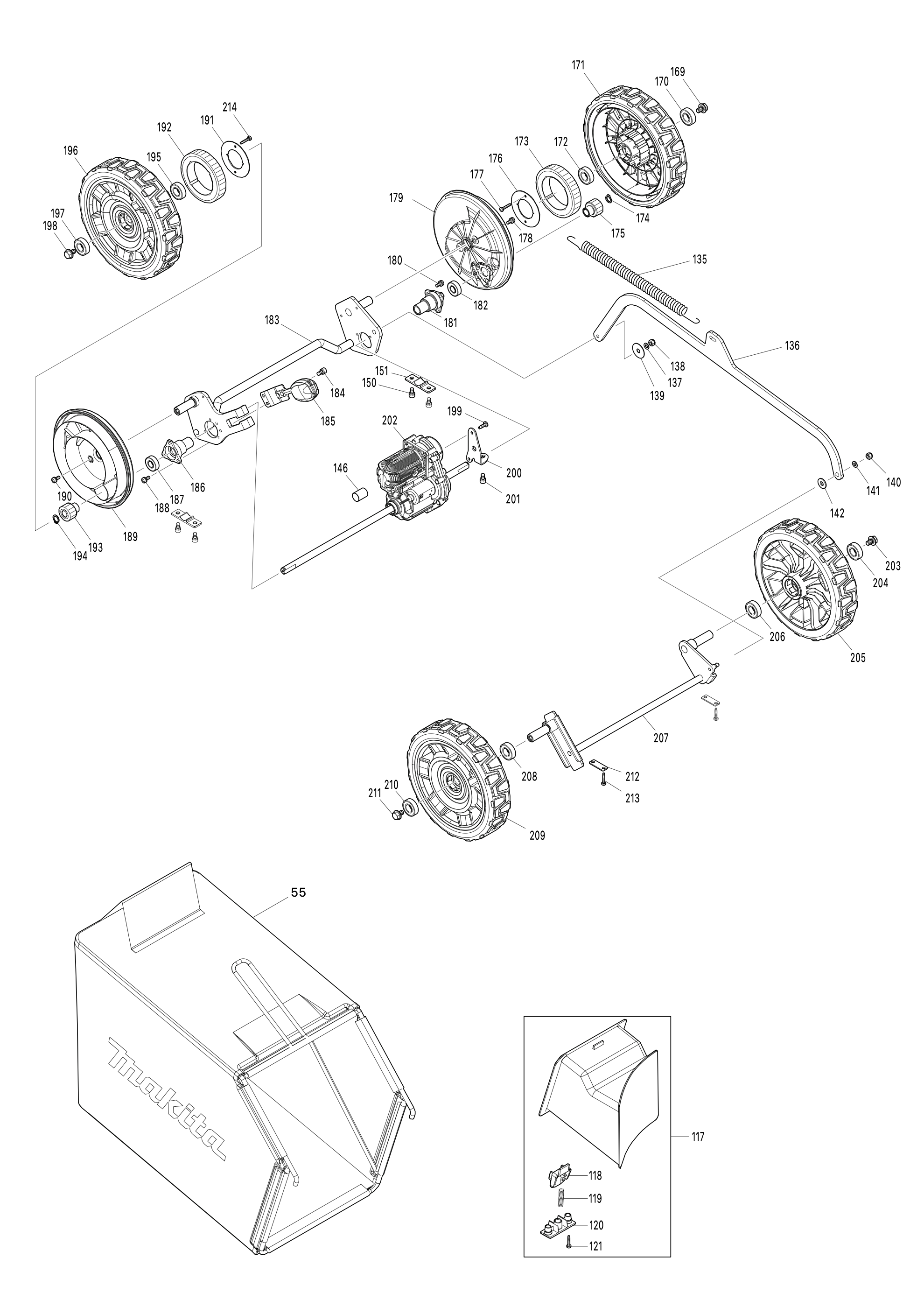 Akku-rasenmäher Dlm465 – Seite 4