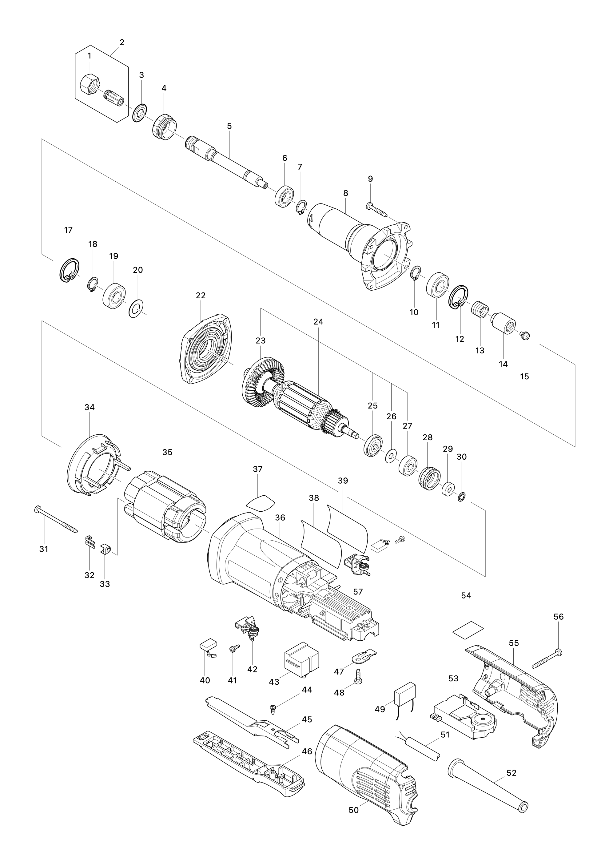 Geradschleifer Gd0801c