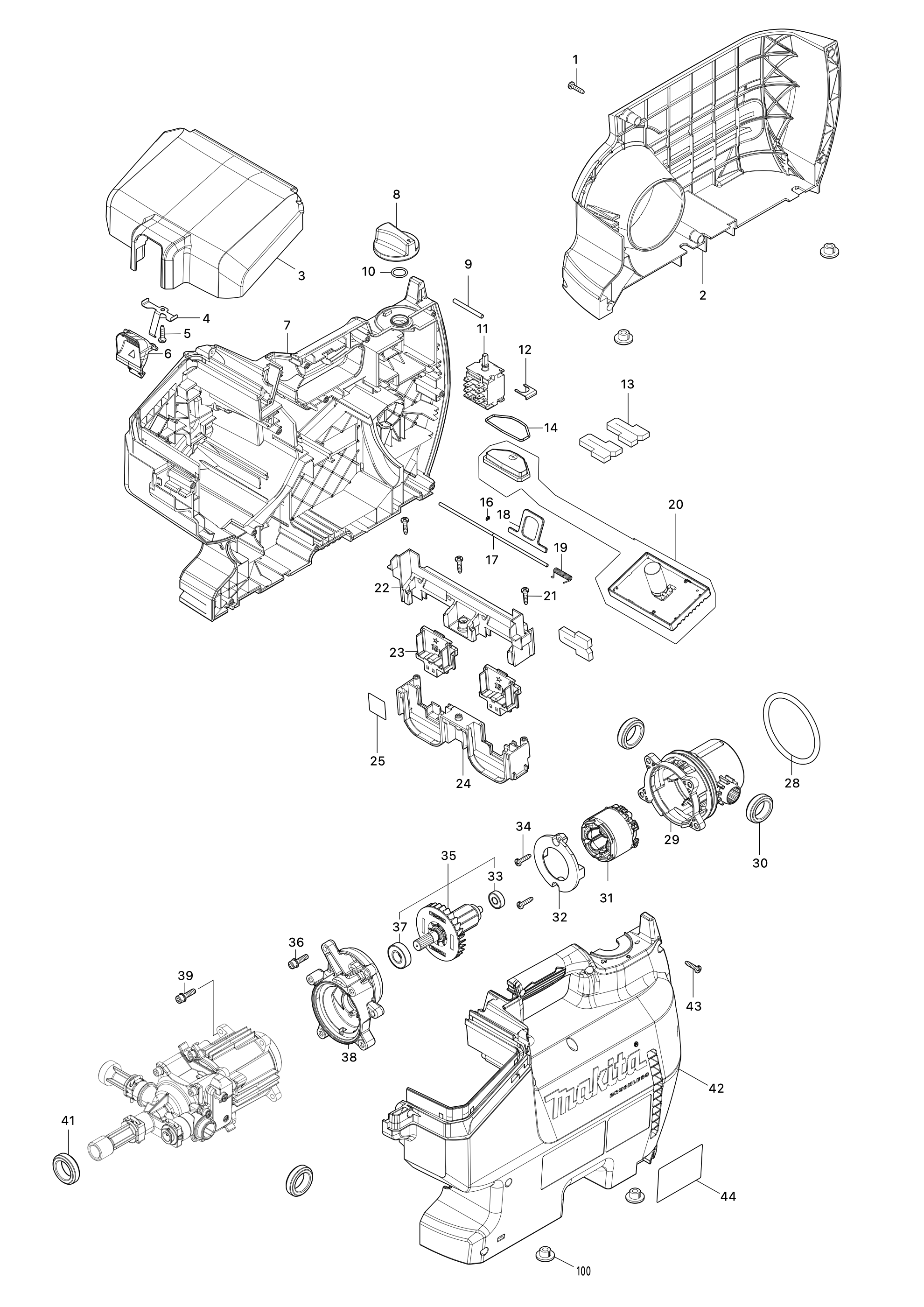 Akku-hochdruckreiniger Dhw080 – Seite 1