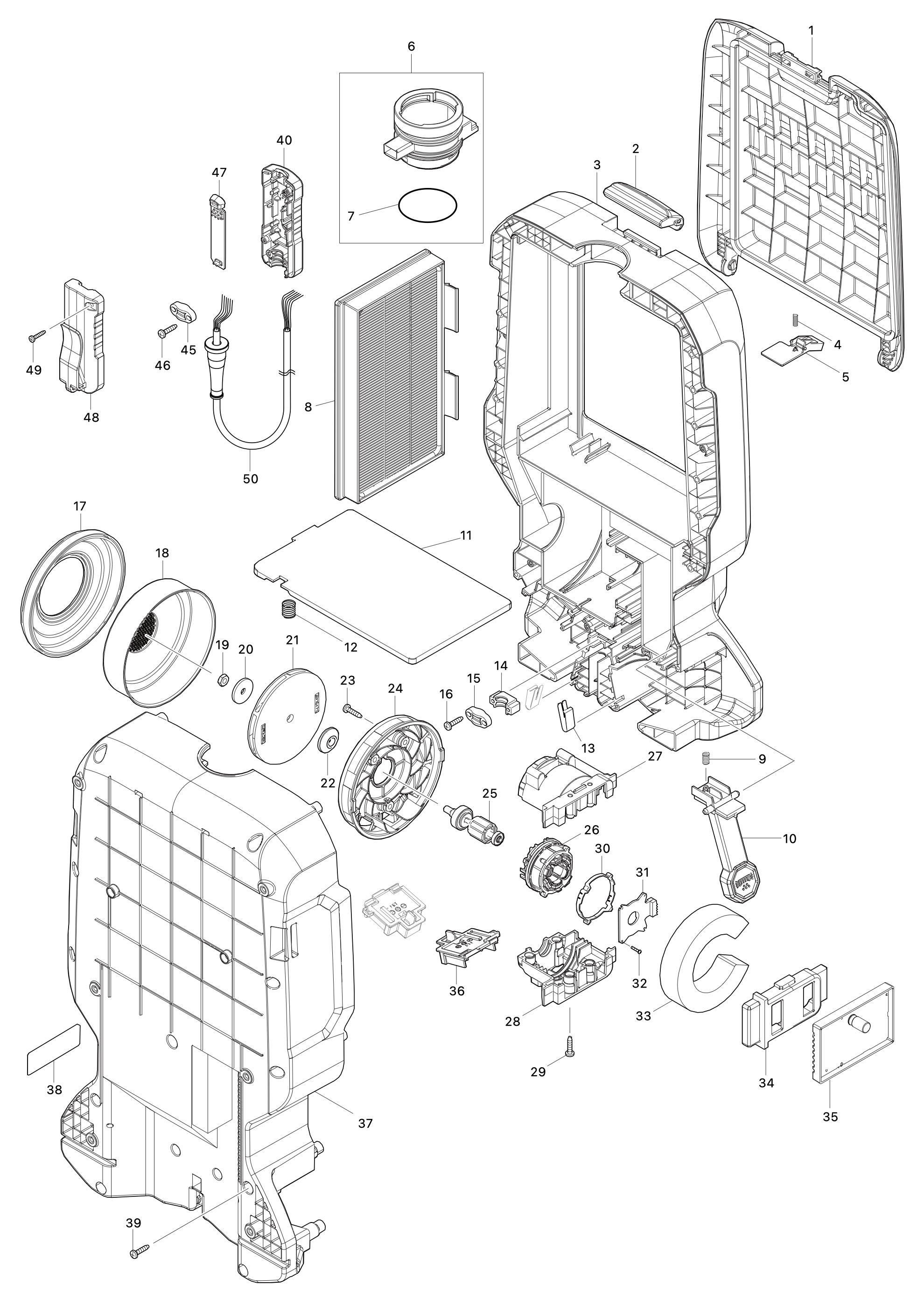Akku-rucksackstaubsauger Dvc660 – Seite 1