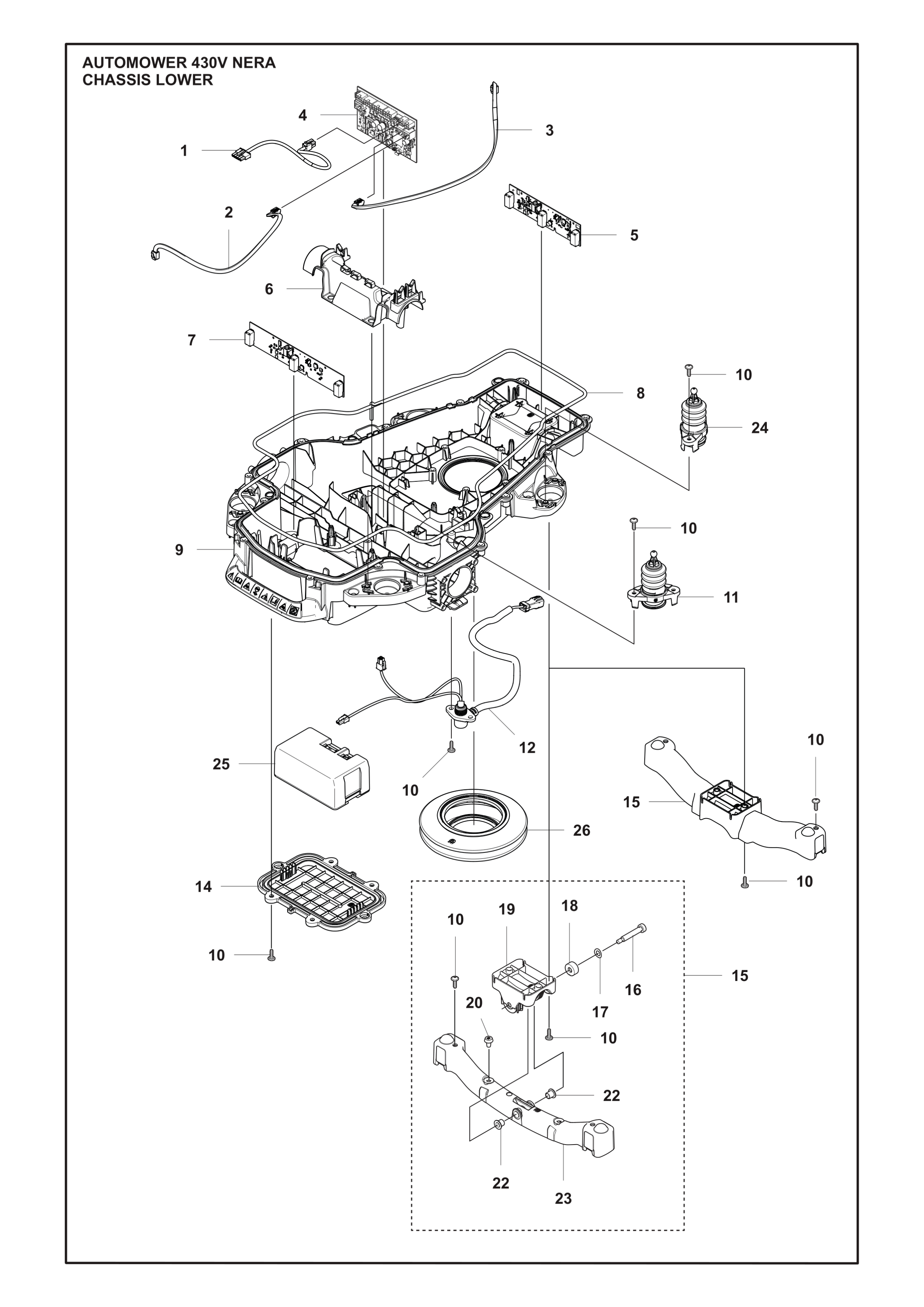 Unteres Chassis