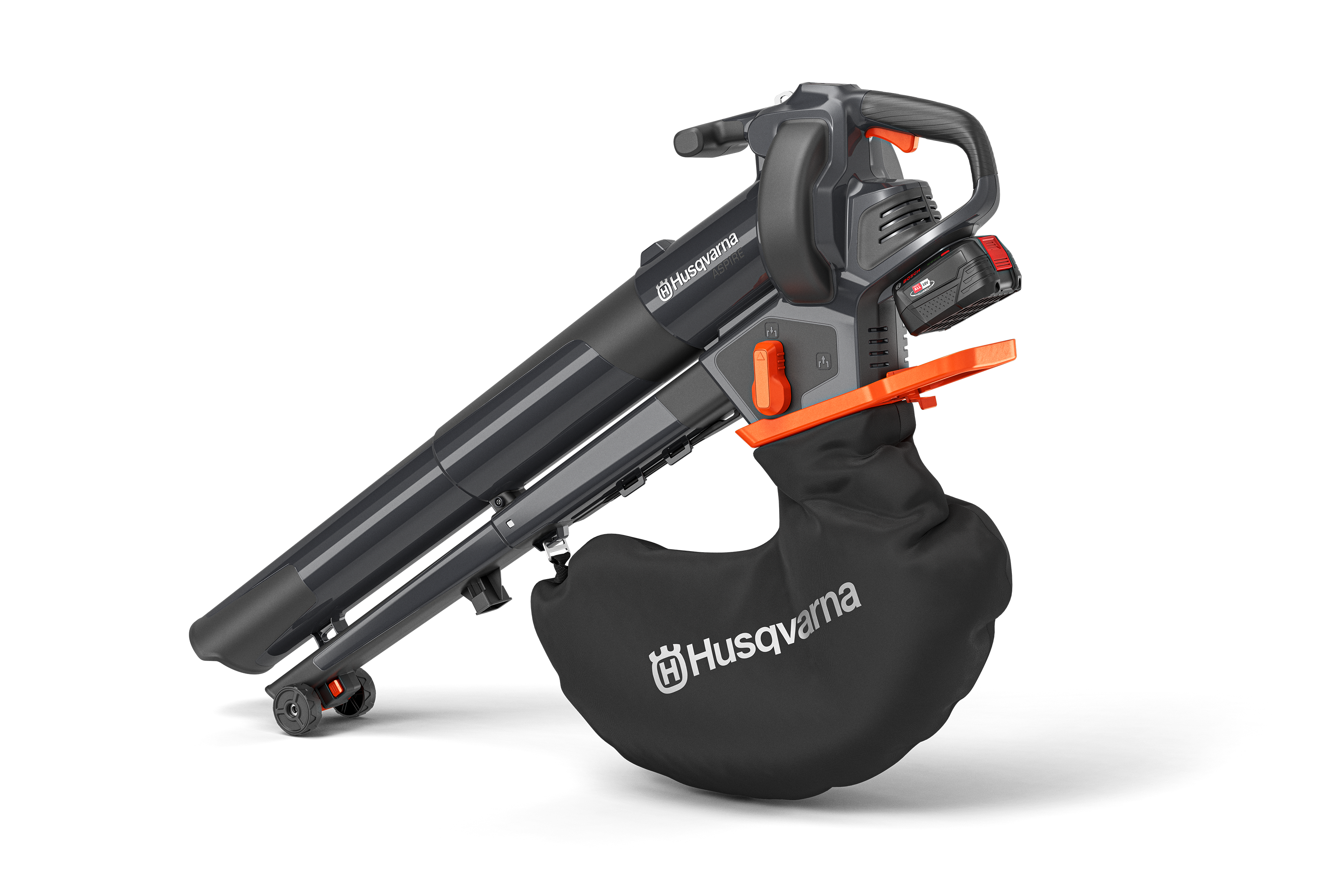 Husqvarna Aspire® Laubbläser und -sauger mit Akku und Ladegerät – Laubbläser – Ansicht 3