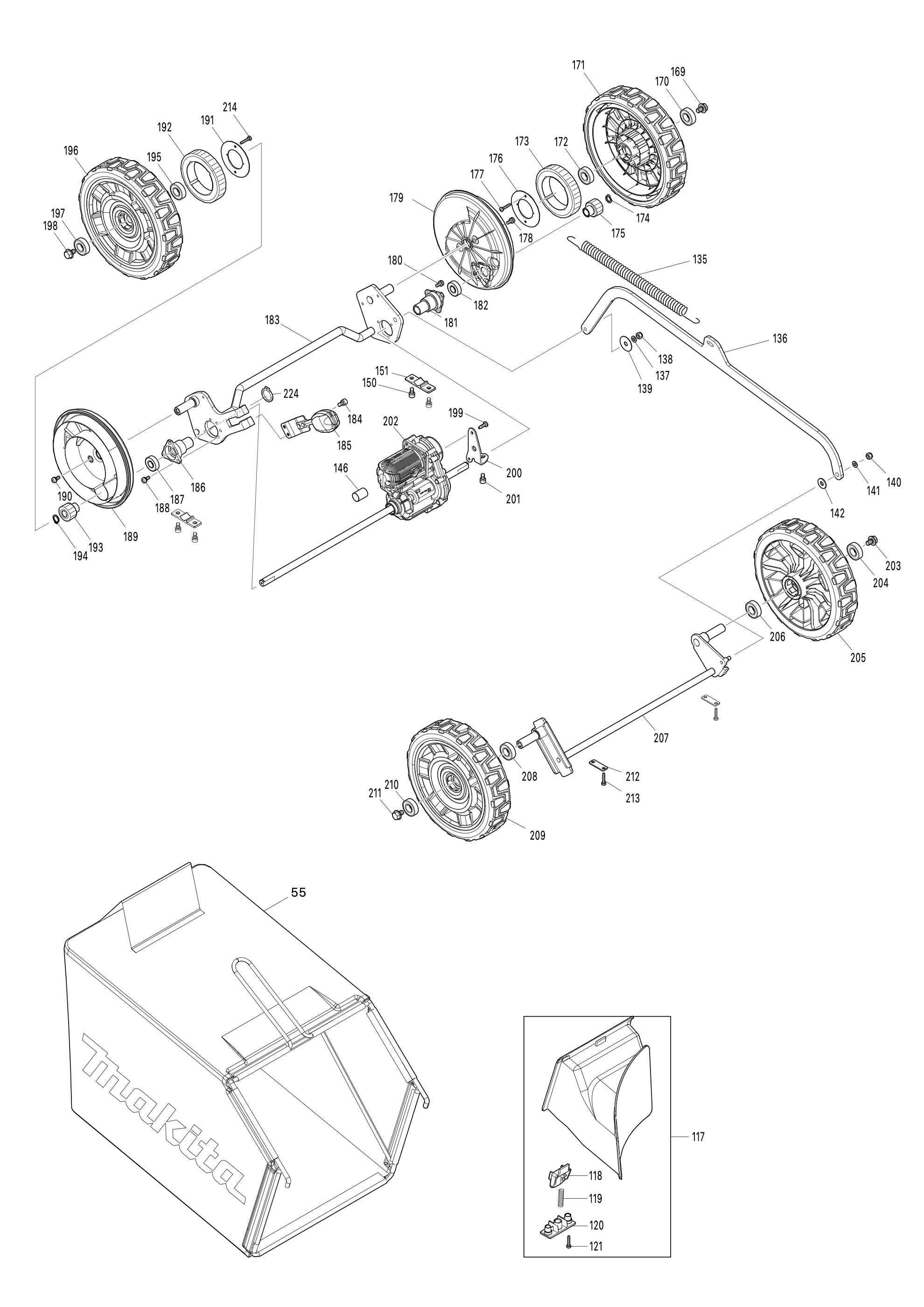 Akku-rasenmäher Dlm536 – Seite 4