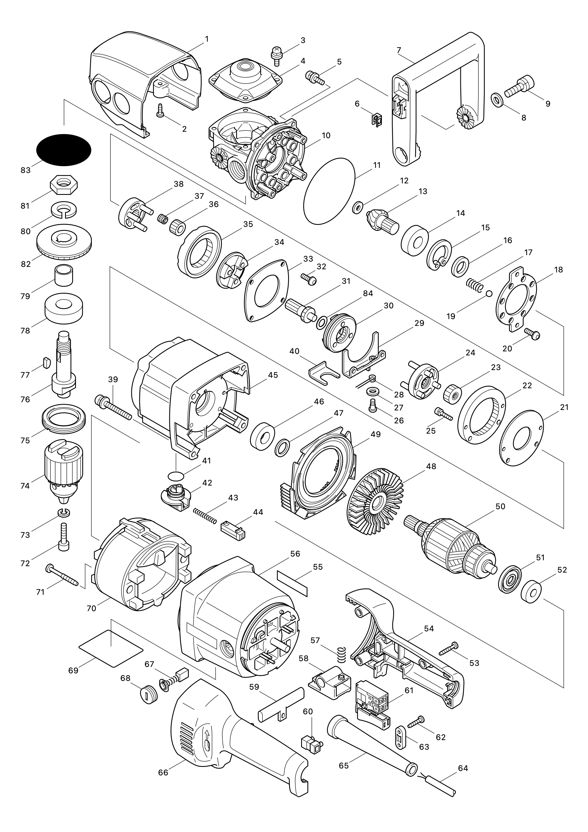 Winkelbohrmaschine Da4031
