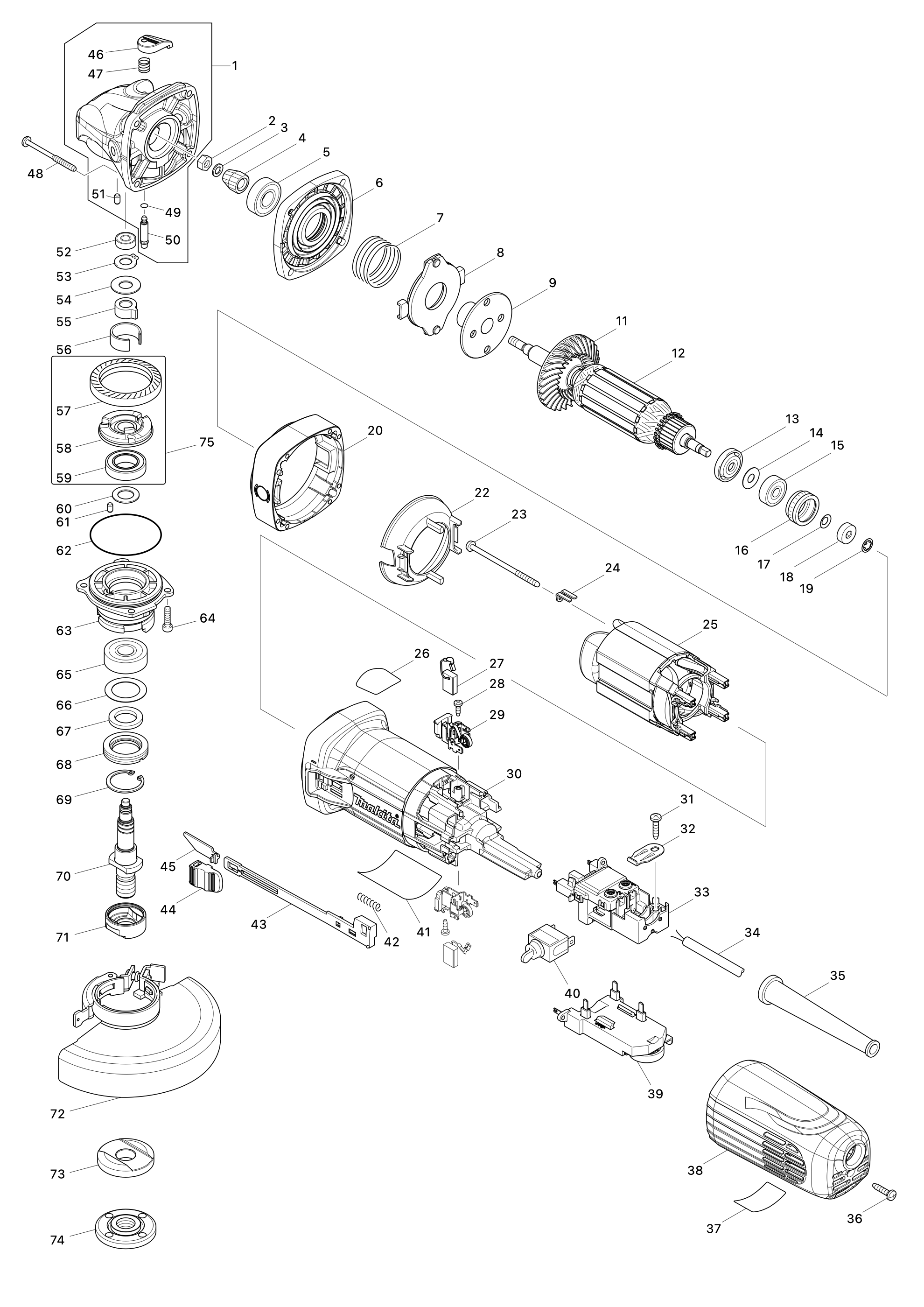 Winkelschleifer Ga5041c