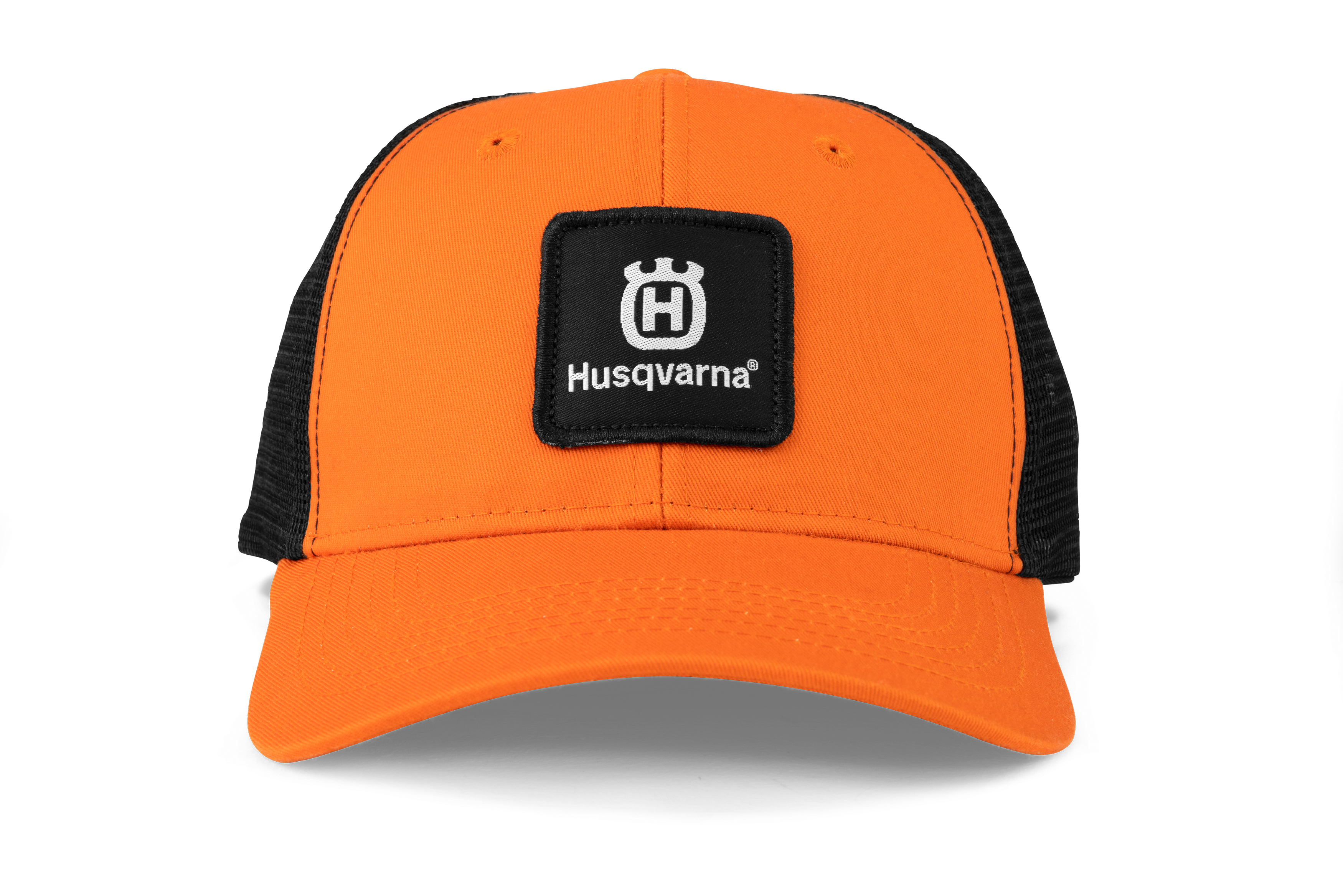 Husqvarna Cap orange mit Netzeinsatz – Xplorer-Freizeitkleidung – Ansicht 1
